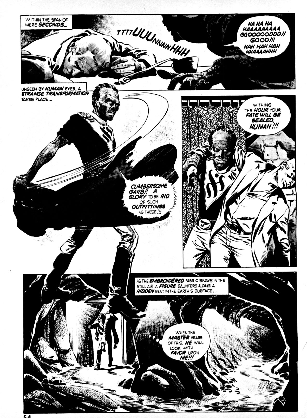 Read online Nightmare (1970) comic -  Issue #14 - 52