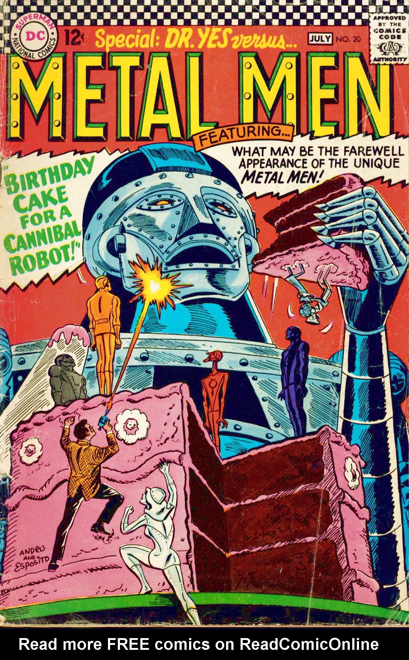 Read online Metal Men (1963) comic -  Issue #20 - 1