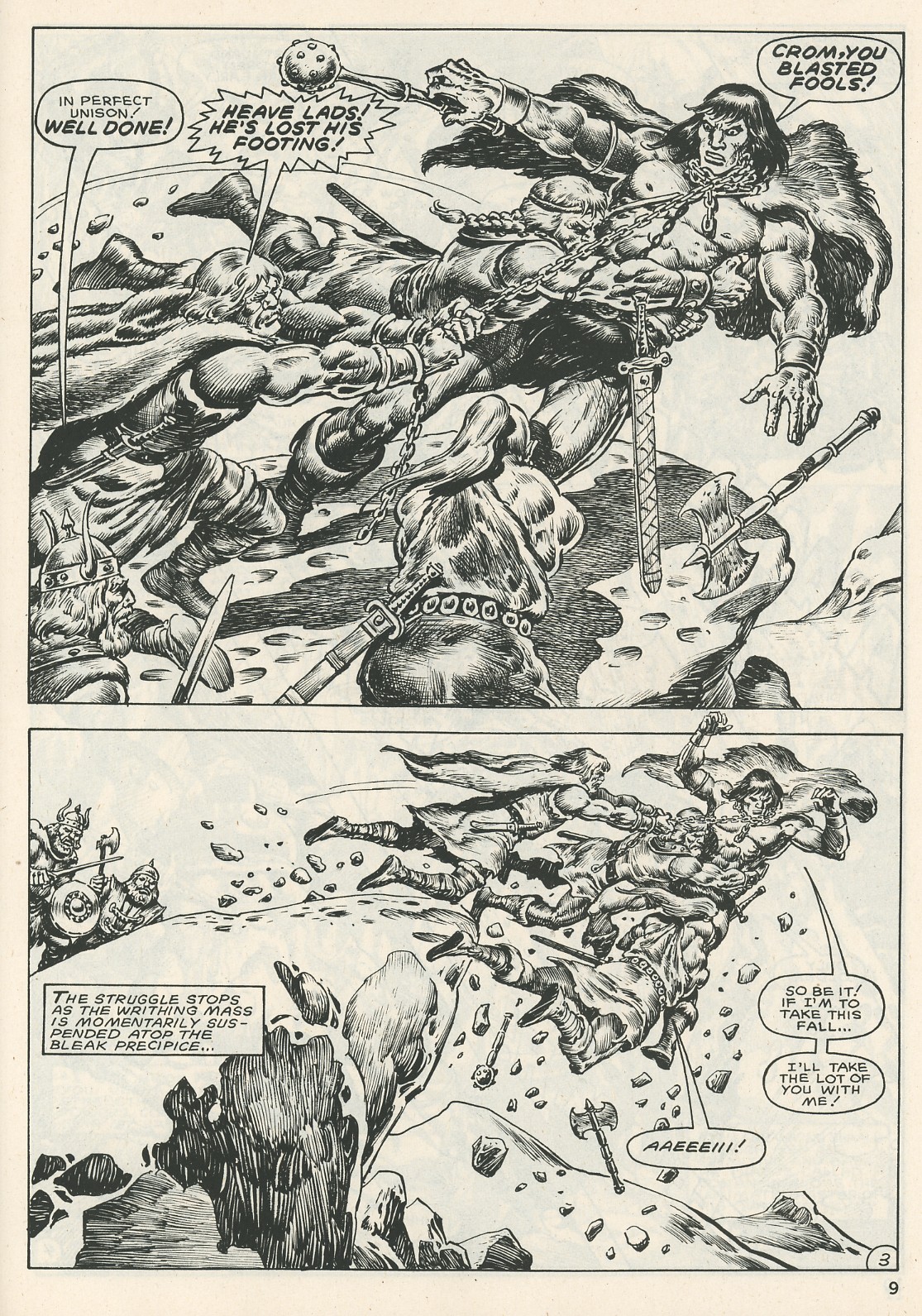 Read online The Savage Sword Of Conan comic -  Issue #123 - 9