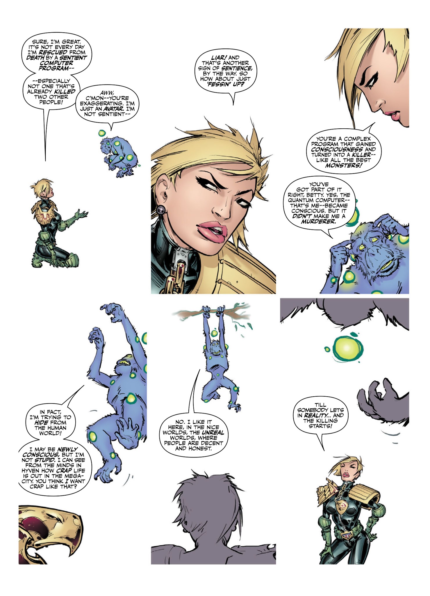 Read online Judge Anderson: The Psi Files comic -  Issue # TPB 5 - 112