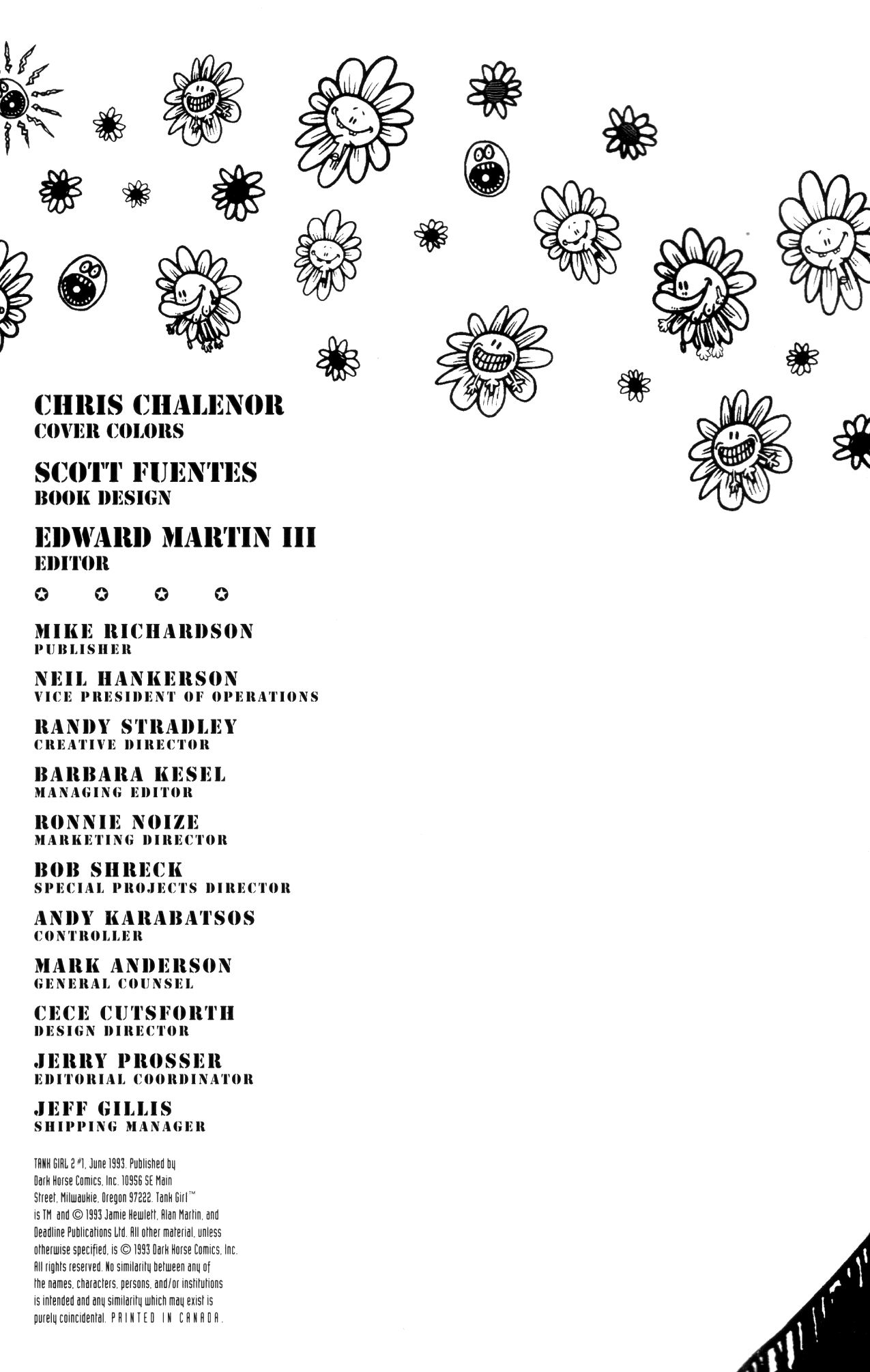 Read online Tank Girl 2 comic -  Issue #1 - 2