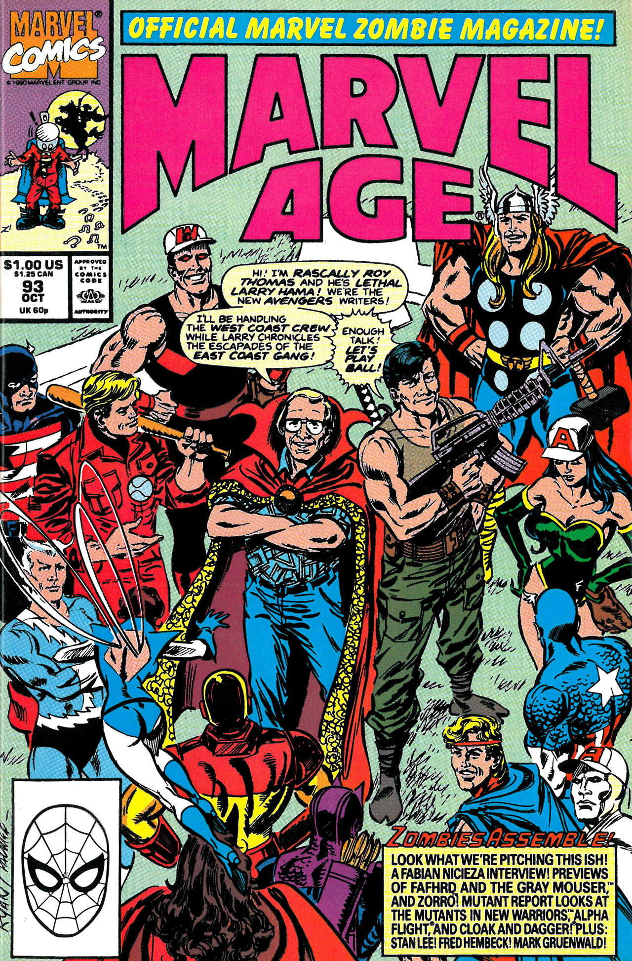 Read online Marvel Age comic -  Issue #93 - 1