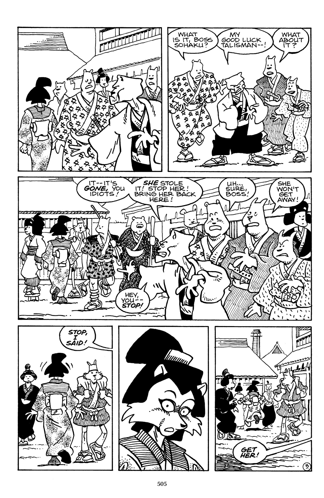 Read online The Usagi Yojimbo Saga comic -  Issue # TPB 3 - 500