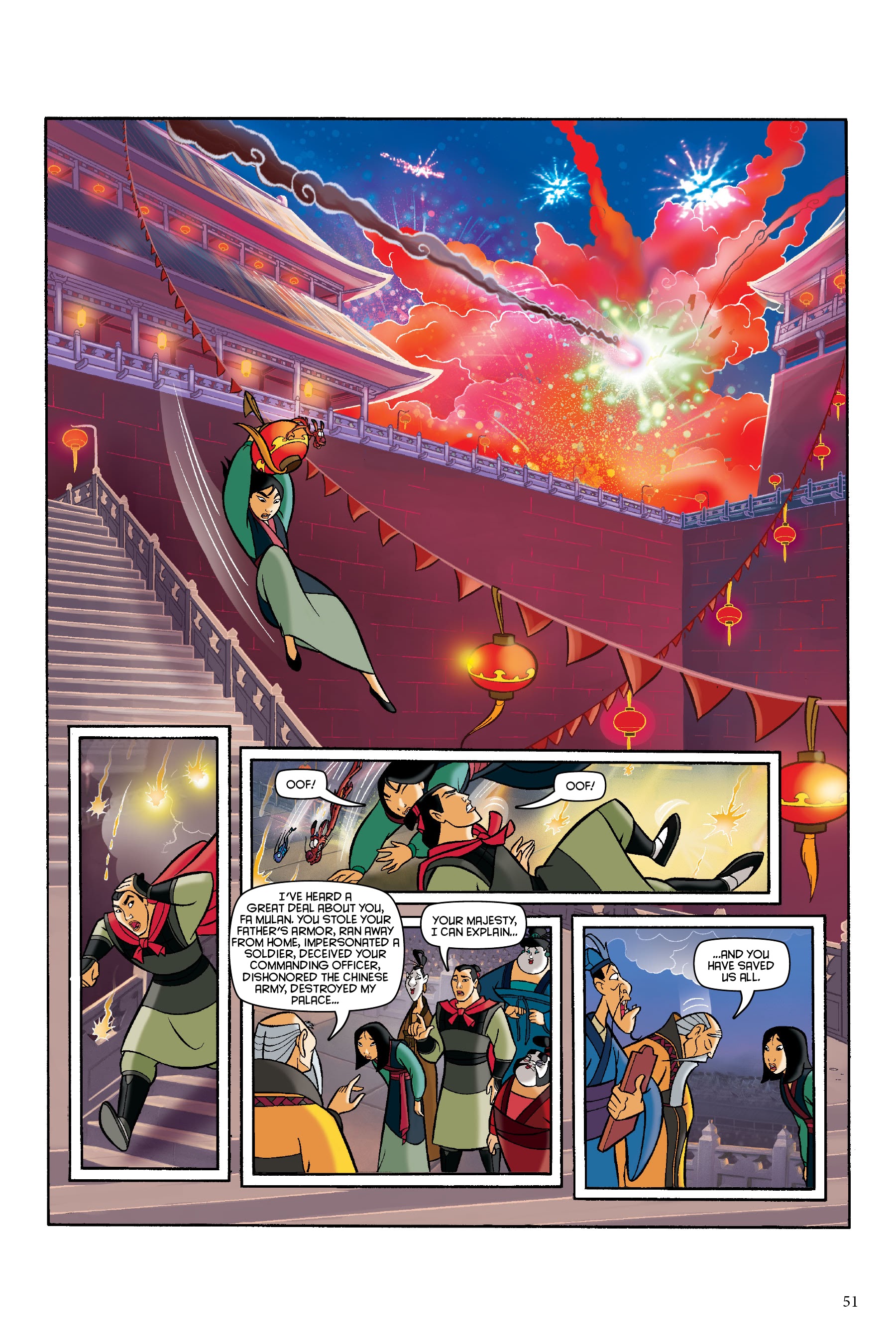 Read online Disney Mulan: The Story of the Movie in Comics comic -  Issue # TPB - 51