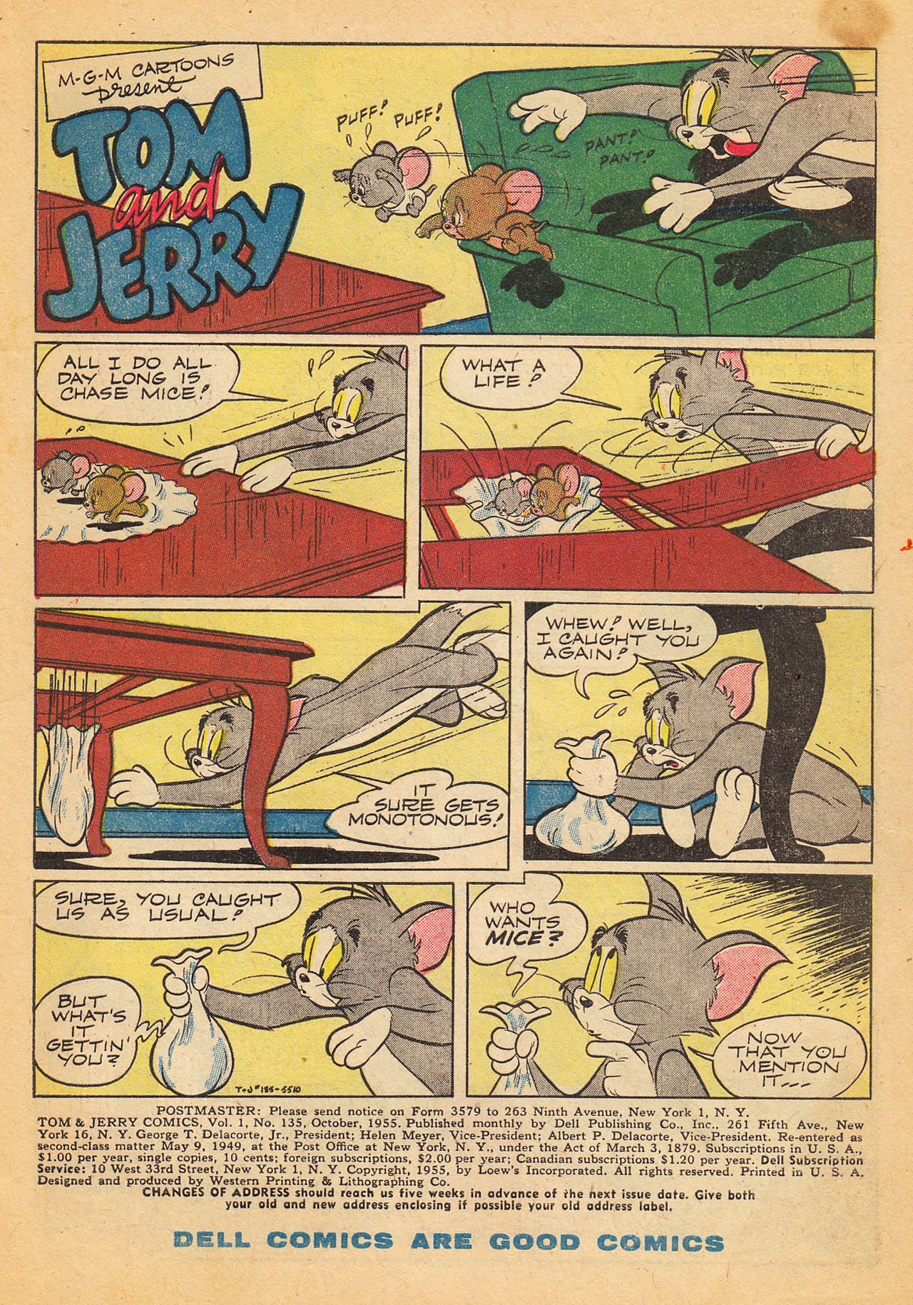 Read online Tom & Jerry Comics comic -  Issue #135 - 3