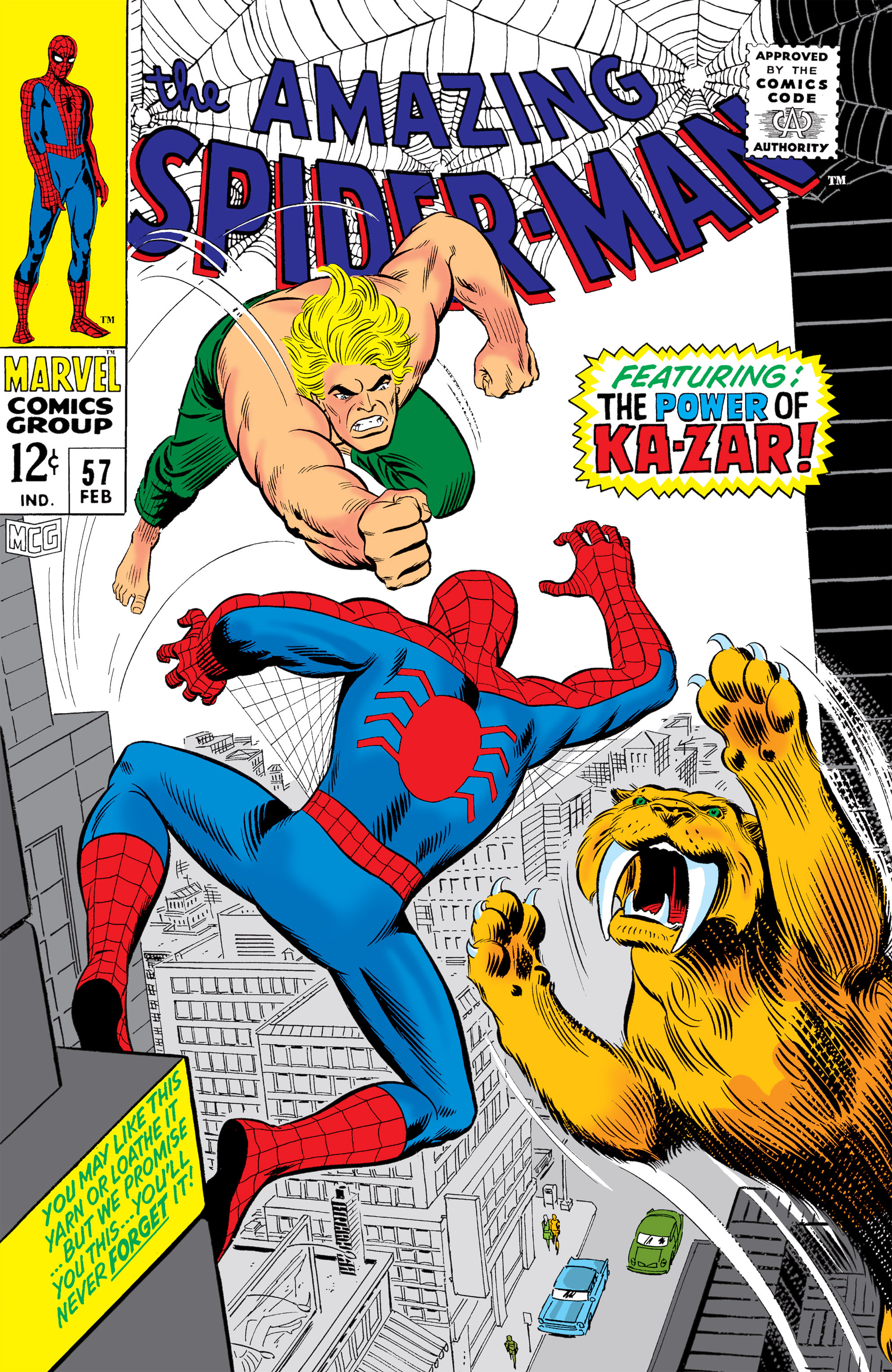 Read online The Amazing Spider-Man (1963) comic -  Issue #57 - 1
