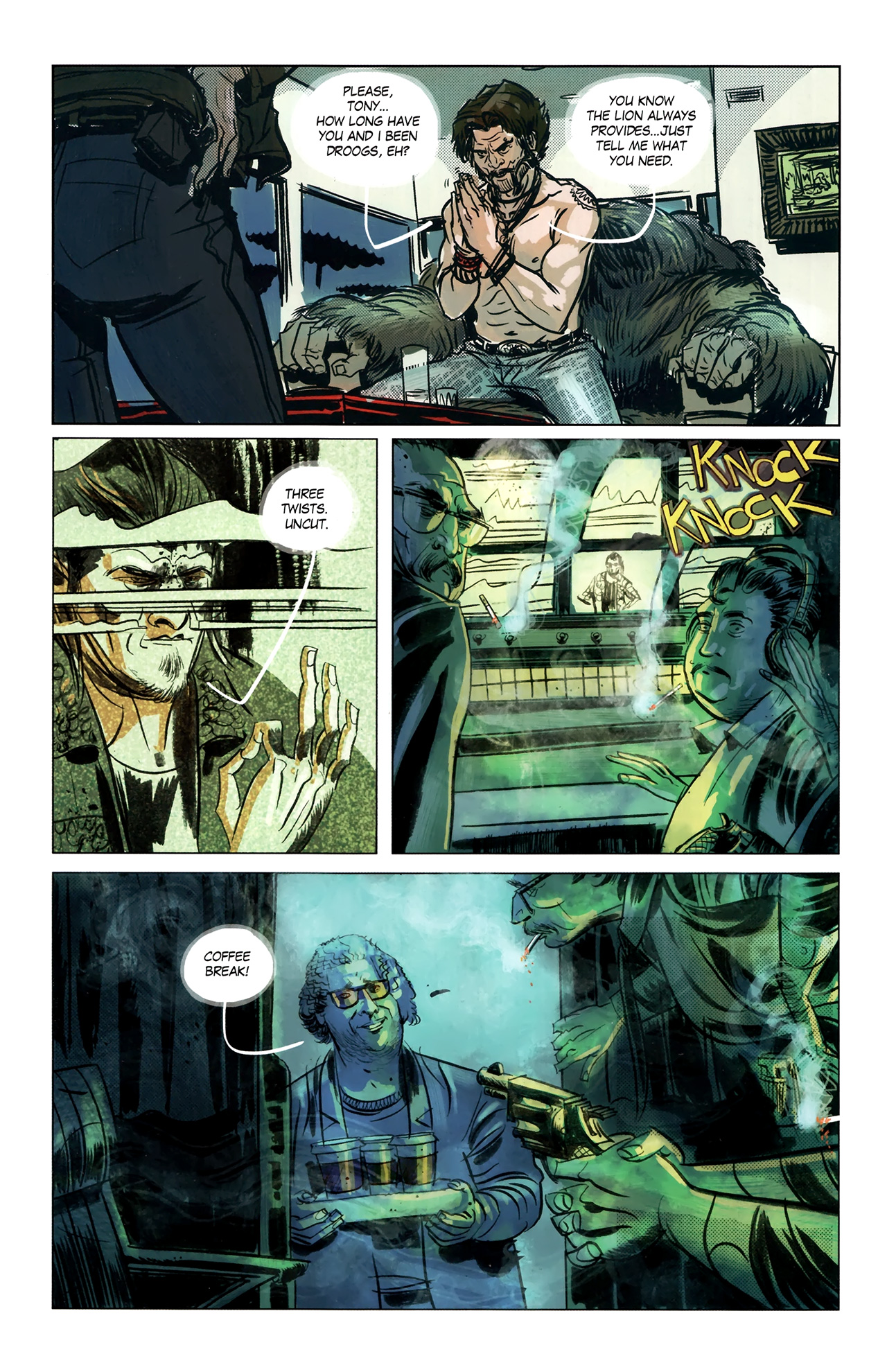 Read online Blue Estate comic -  Issue #3 - 17