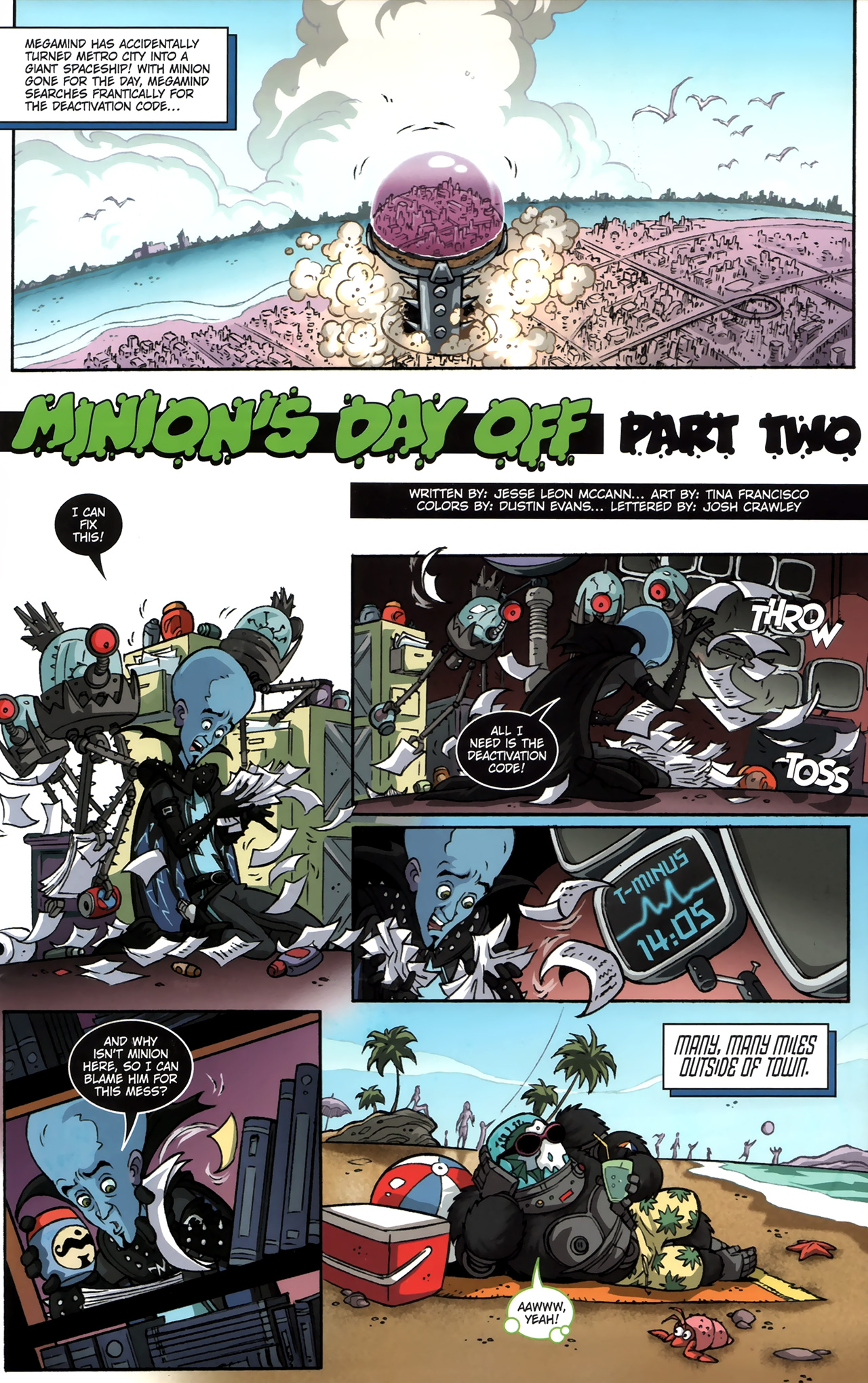 Read online Megamind: Bad. Blue. Brilliant. comic -  Issue #2 - 23
