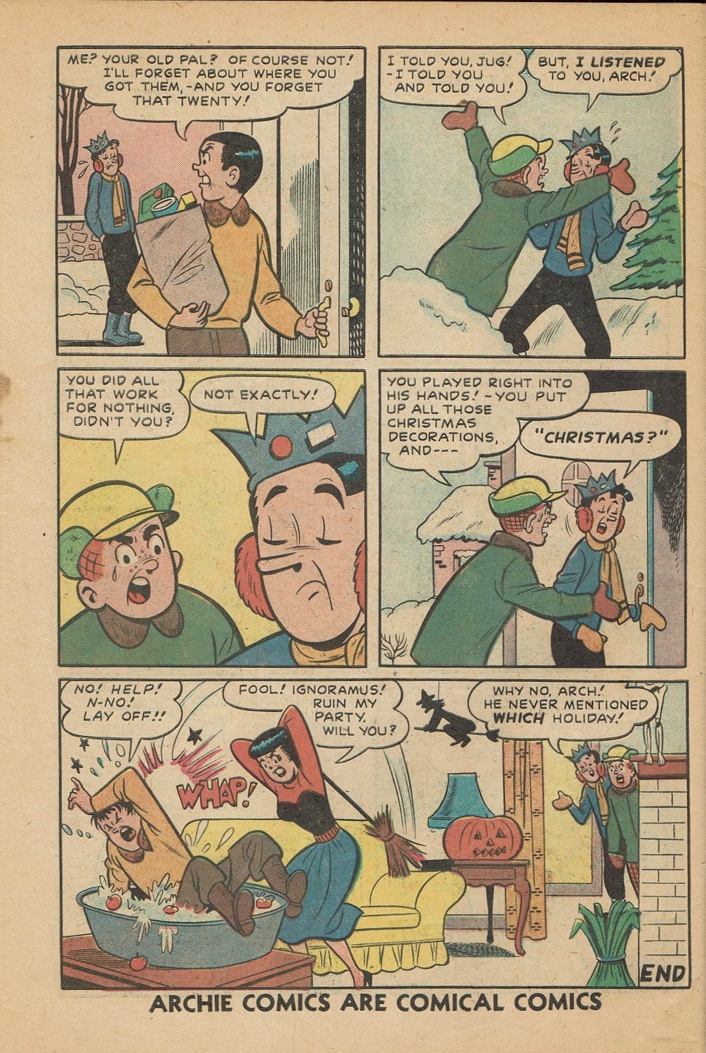 Read online Archie's Pal Jughead comic -  Issue #51 - 34