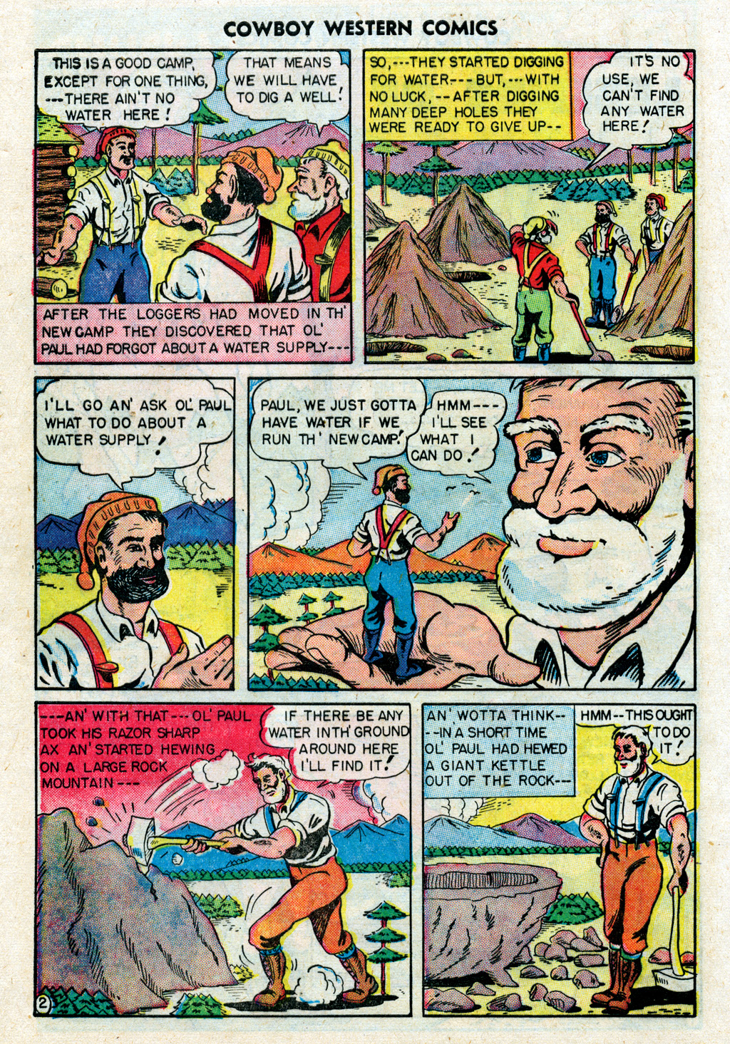 Read online Cowboy Western Comics (1948) comic -  Issue #26 - 28