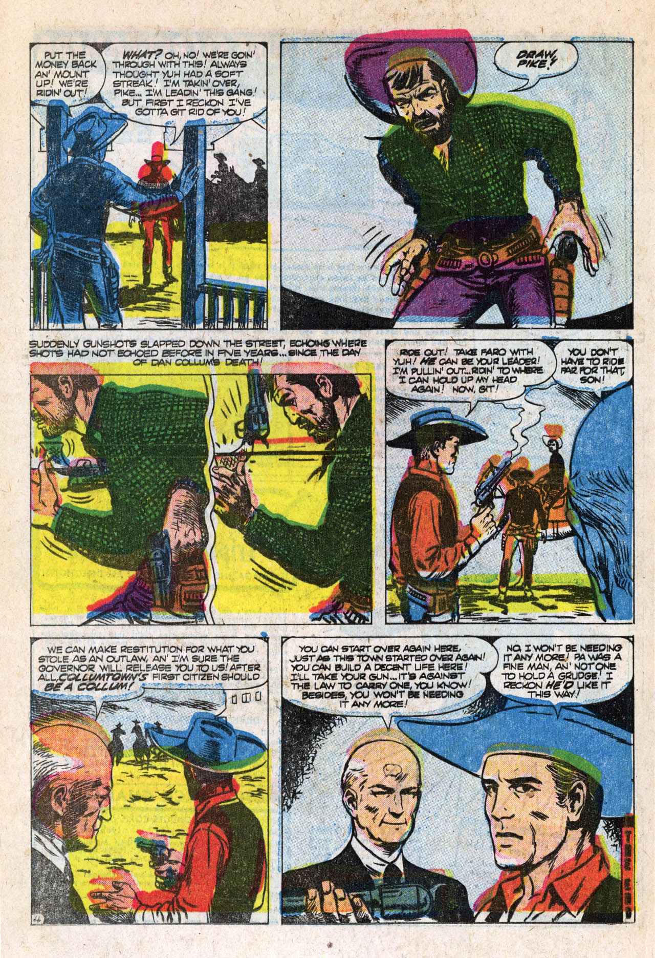 Read online Quick-Trigger Western comic -  Issue #19 - 20