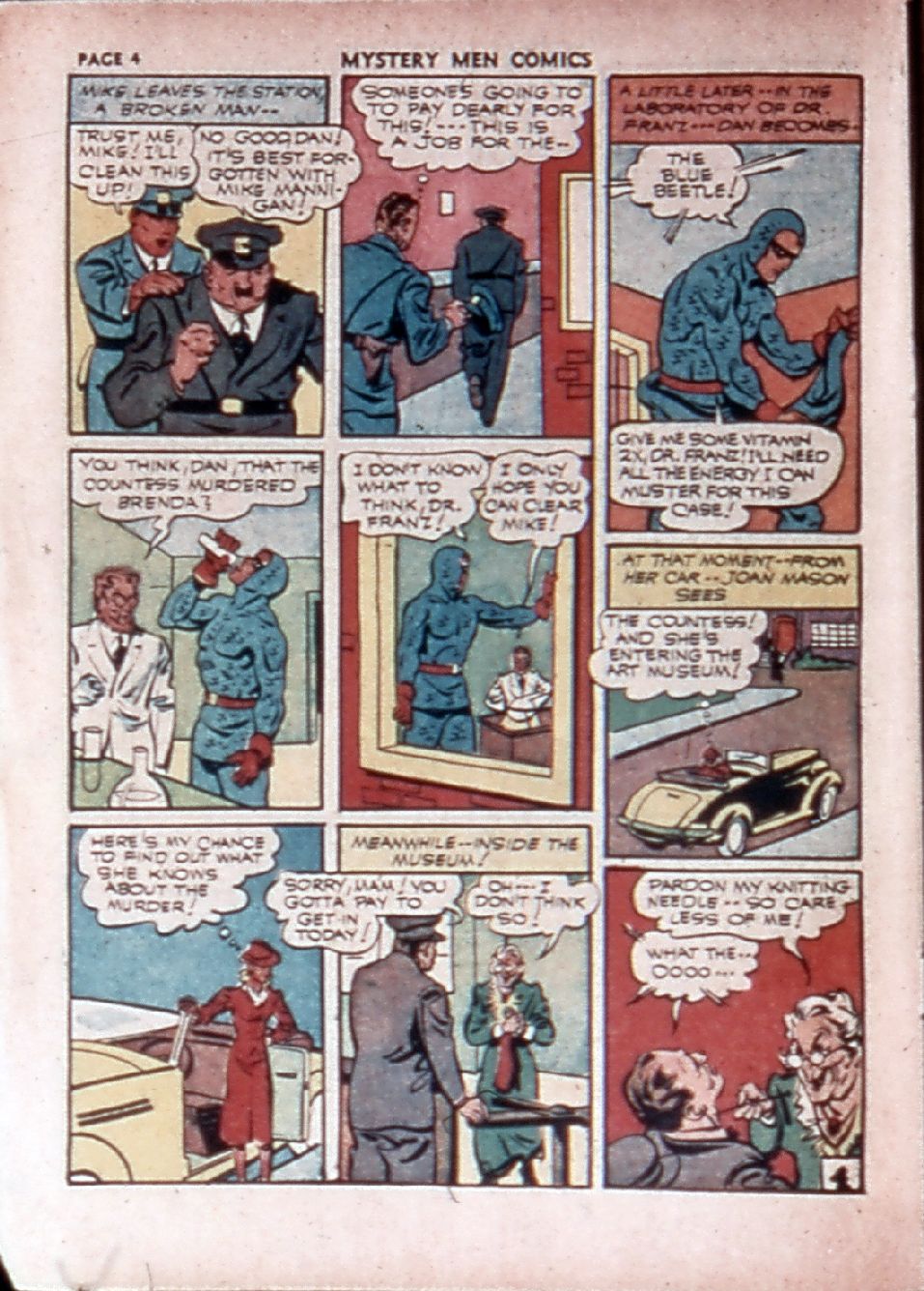 Read online Mystery Men Comics comic -  Issue #28 - 6