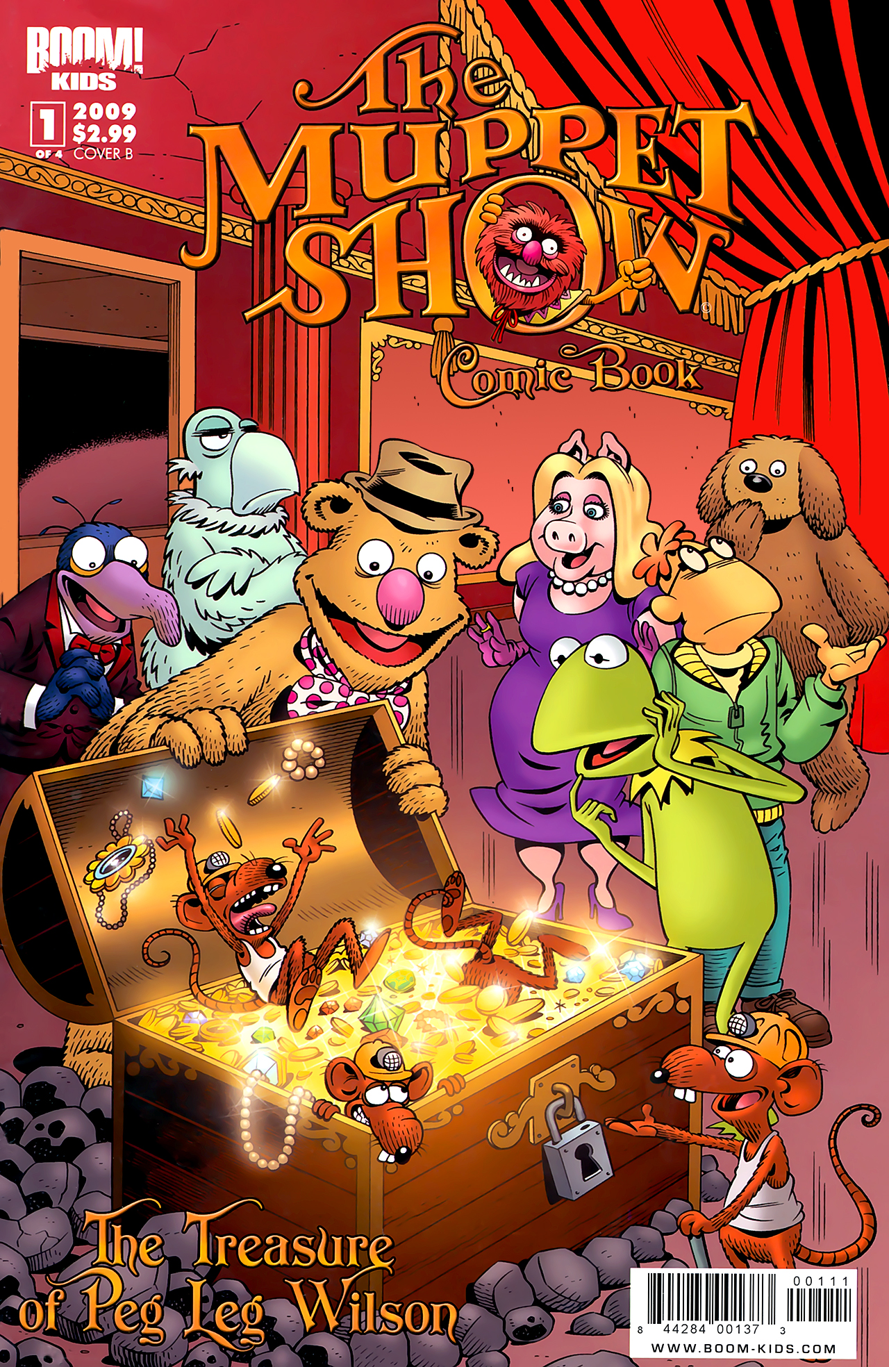 Read online The Muppet Show: The Treasure of Peg-Leg Wilson comic -  Issue #1 - 1