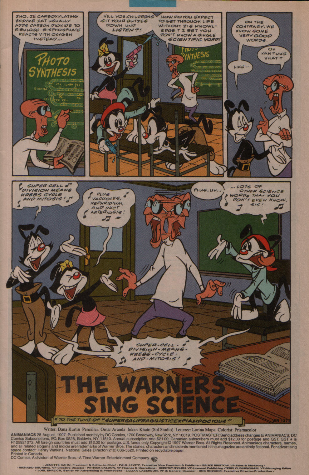 Read online Animaniacs comic -  Issue #28 - 2