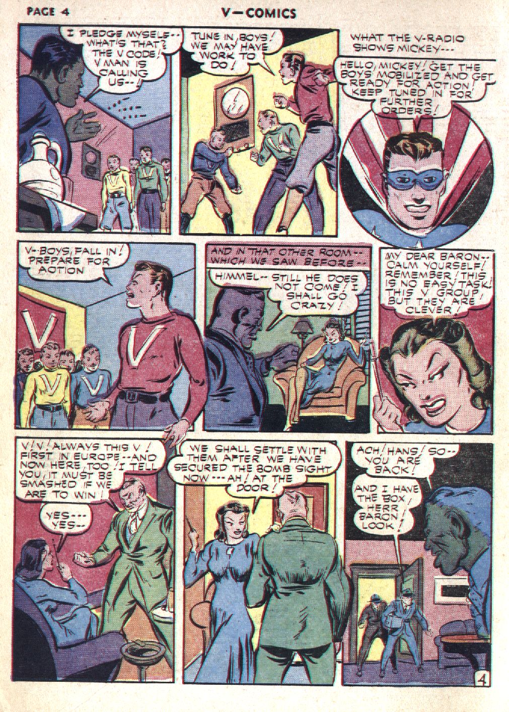 Read online V...- Comics comic -  Issue #1 - 6