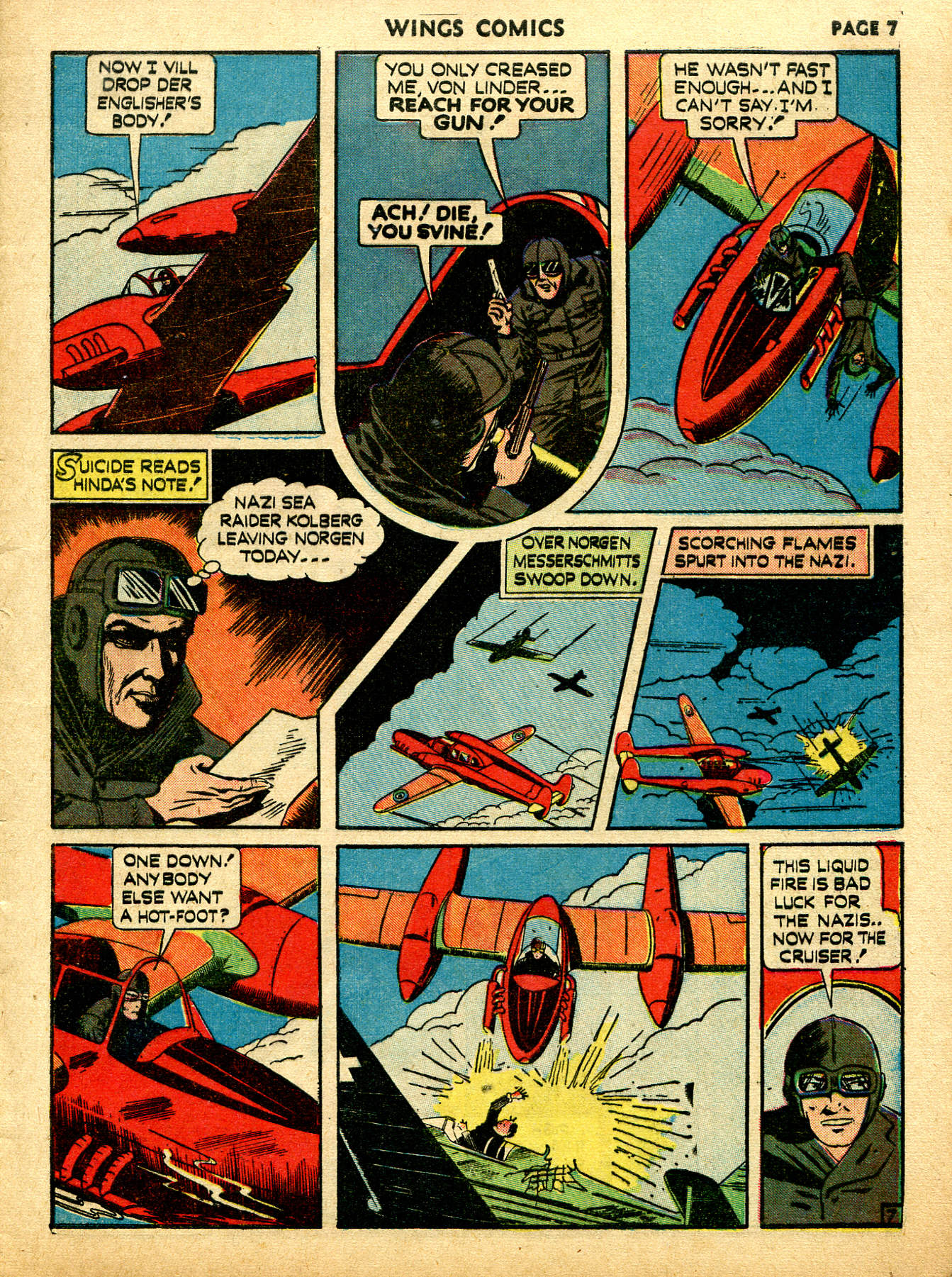 Read online Wings Comics comic -  Issue #12 - 9