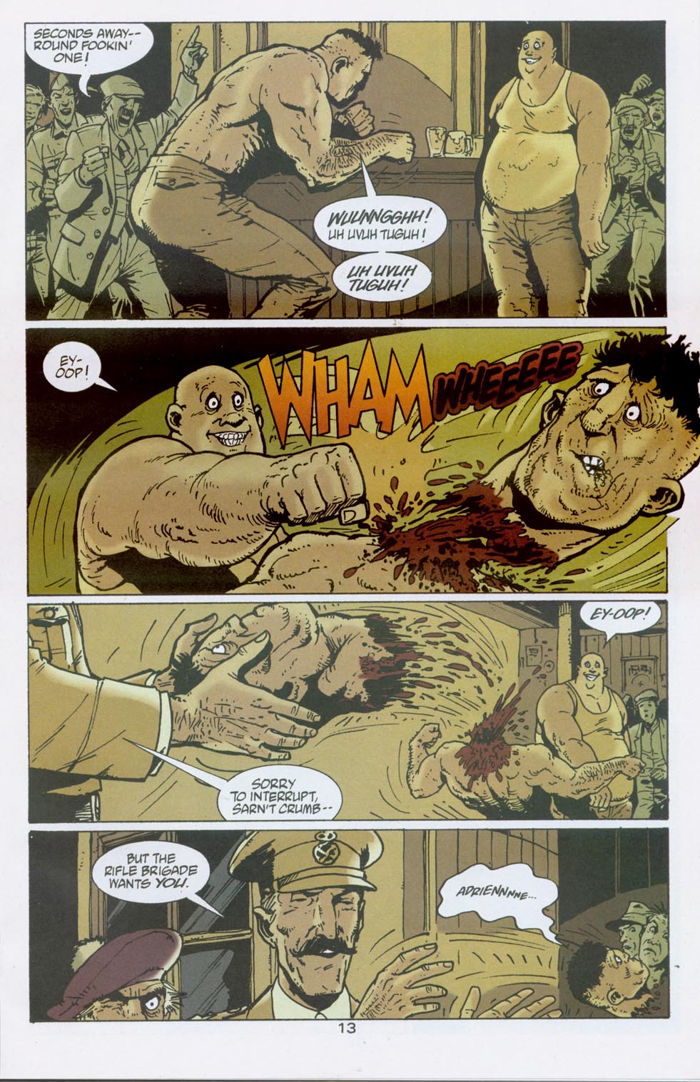 Read online Adventures in the Rifle Brigade: Operation Bollock comic -  Issue #1 - 14
