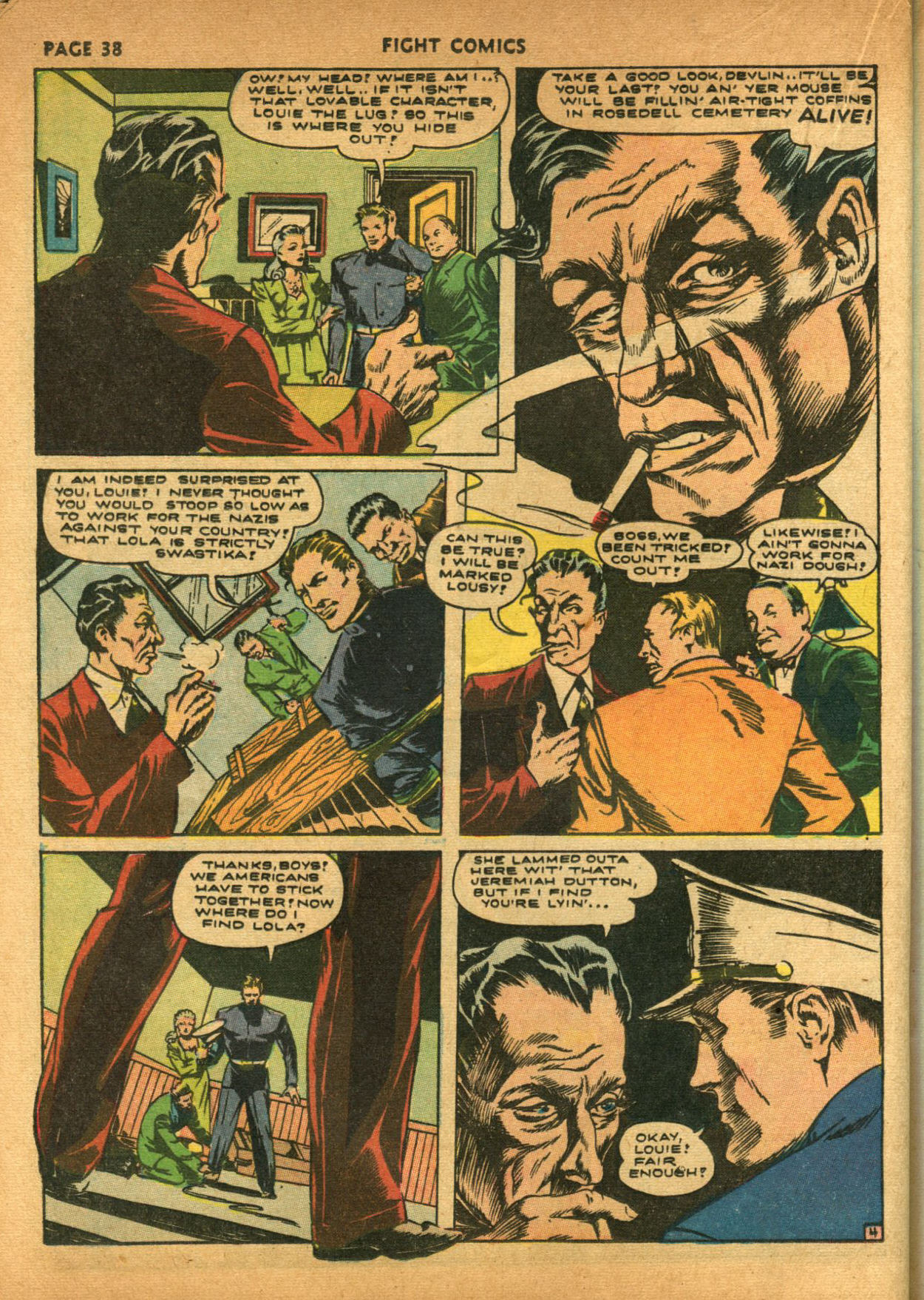 Read online Fight Comics comic -  Issue #21 - 40