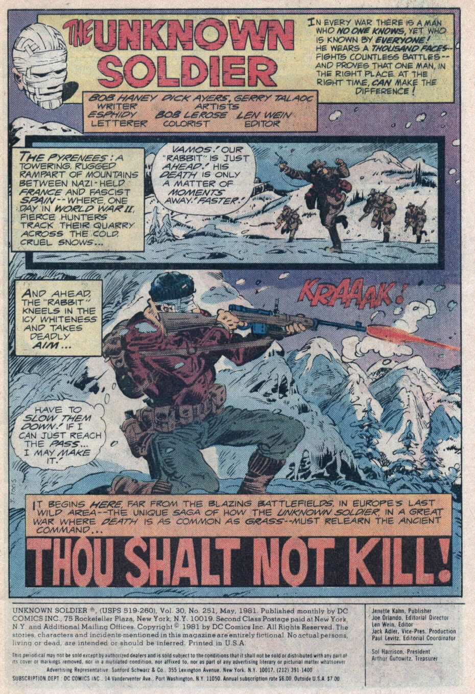 Read online Unknown Soldier (1977) comic -  Issue #251 - 2