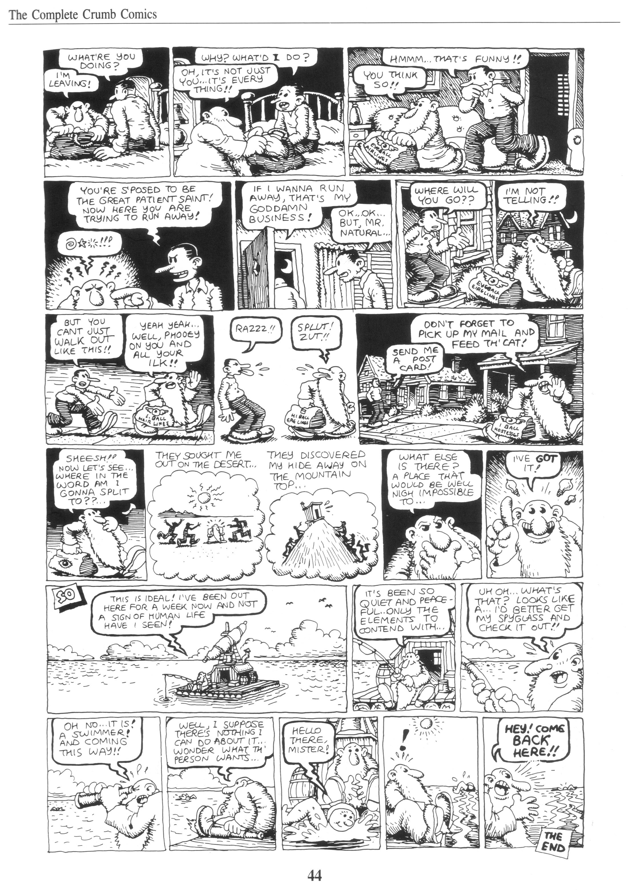 Read online The Complete Crumb Comics comic -  Issue # TPB 6 - 54