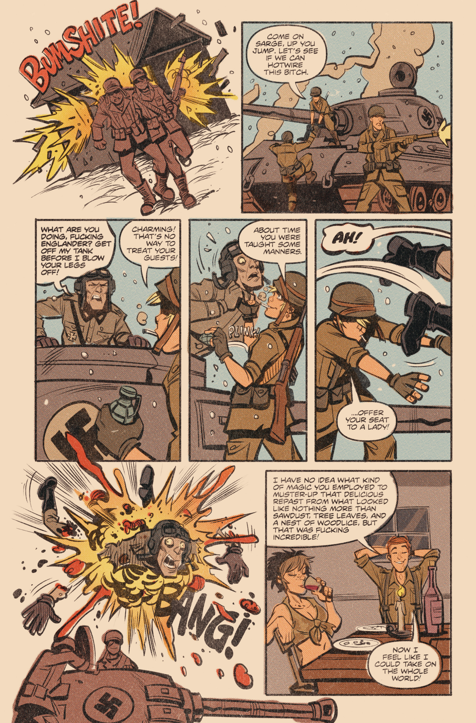 Read online Tank Girl: World War Tank Girl comic -  Issue #1 - 20