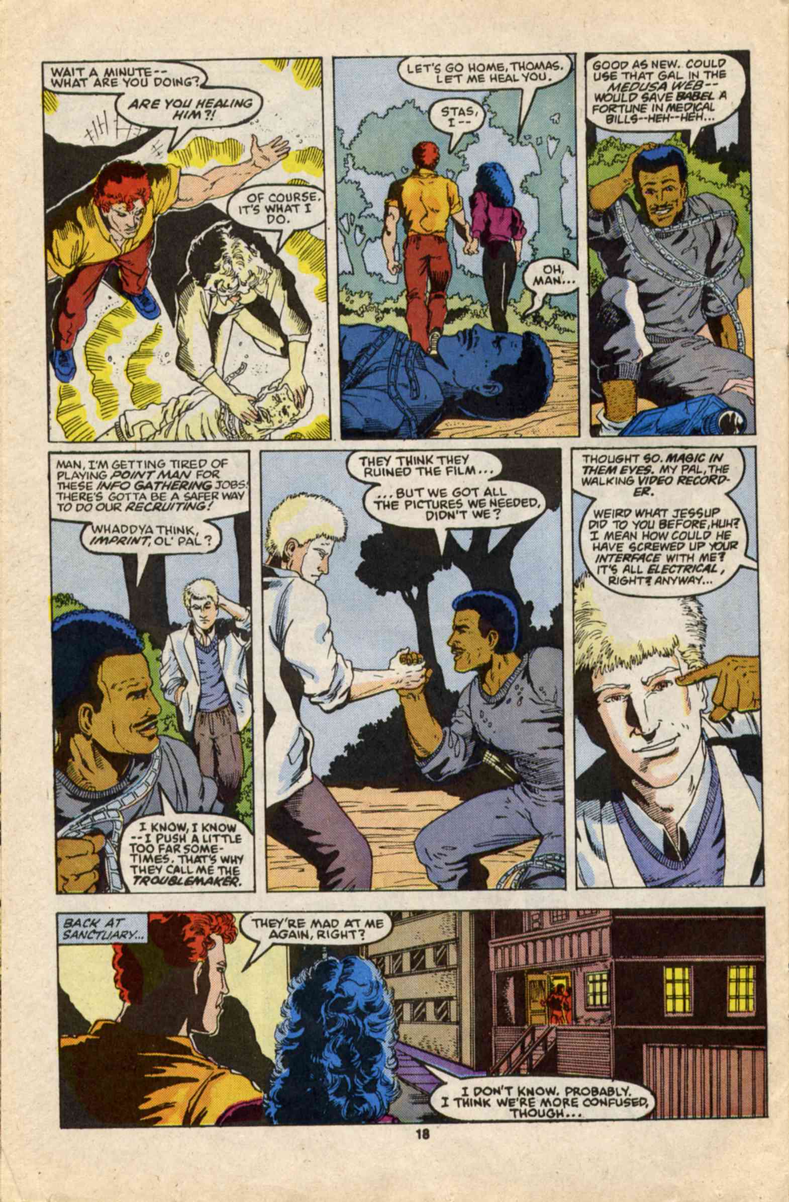 Read online Psi-Force comic -  Issue #17 - 19