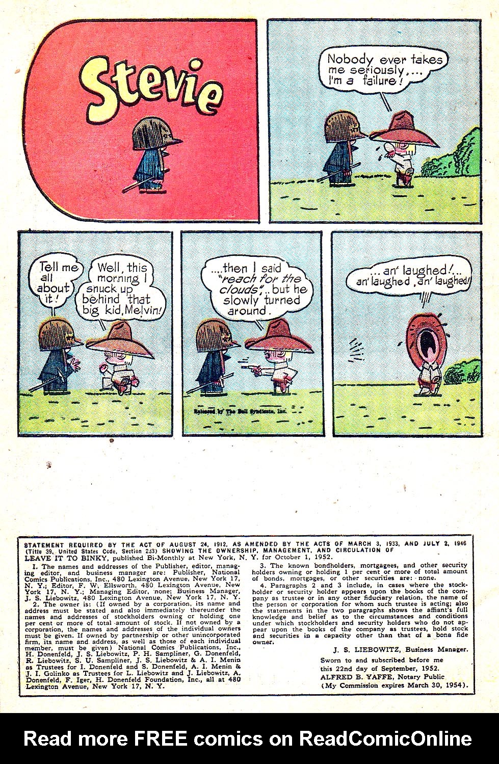 Read online Leave it to Binky comic -  Issue #31 - 12