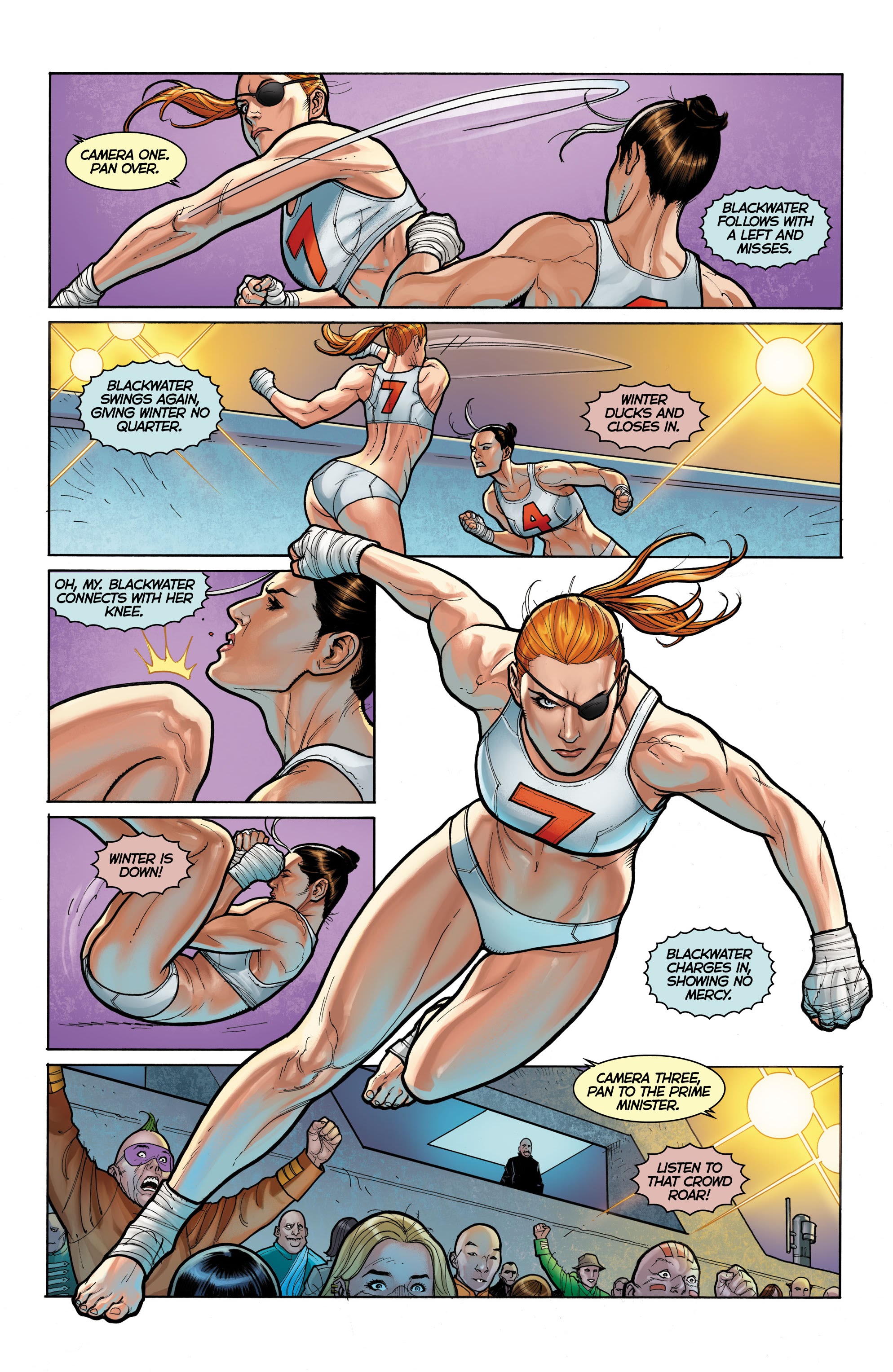 Read online Fight Girls comic -  Issue #4 - 9