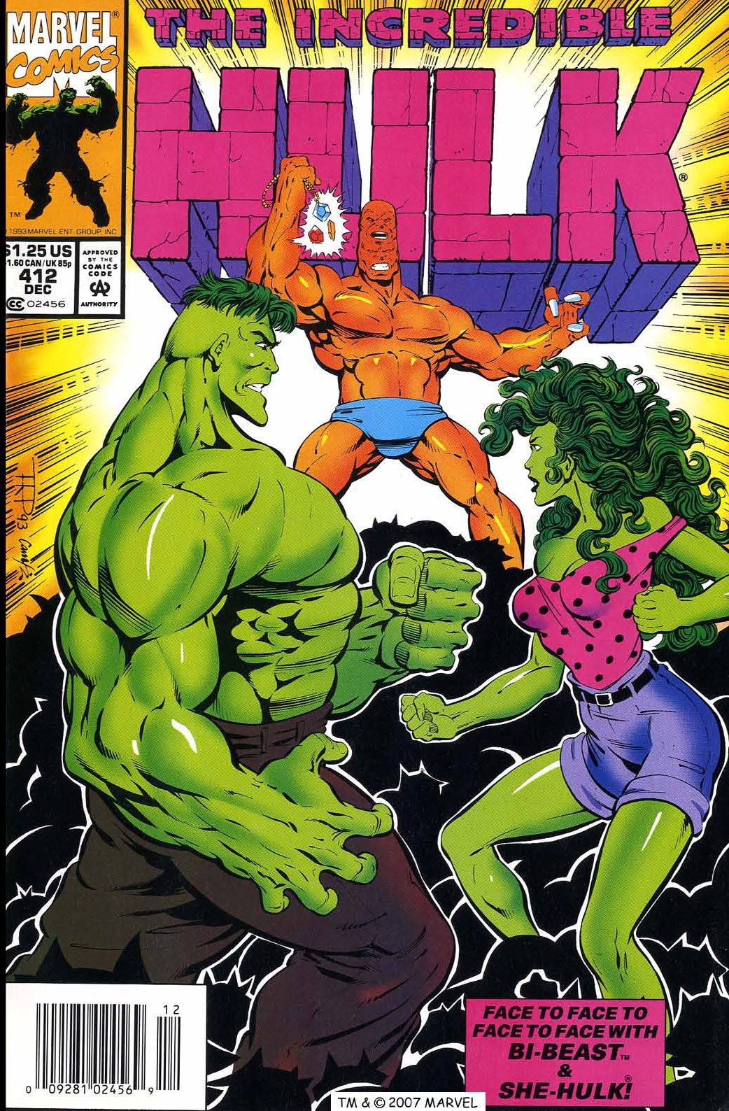Read online The Incredible Hulk (1968) comic -  Issue #412 - 1