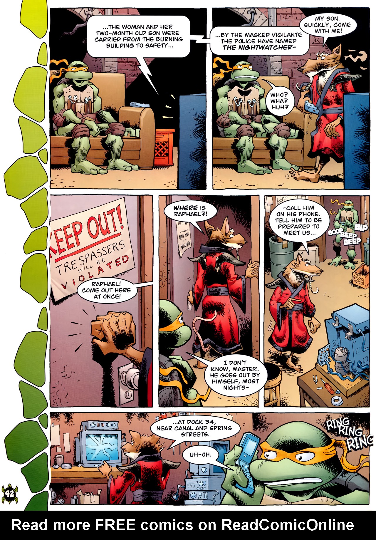 Read online Teenage Mutant Ninja Turtles Comic comic -  Issue #6 - 34
