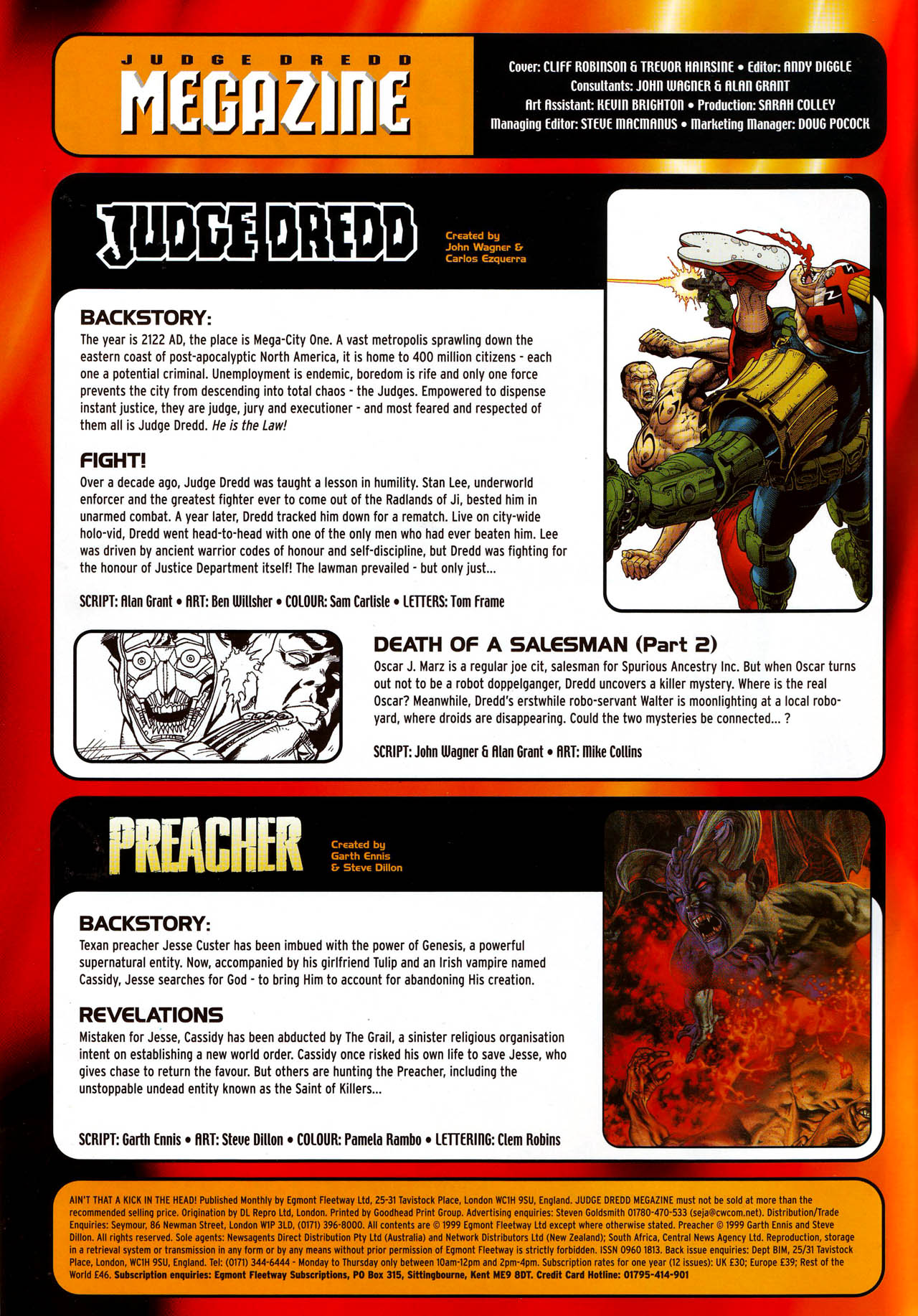 Read online Judge Dredd Megazine (vol. 3) comic -  Issue #62 - 2