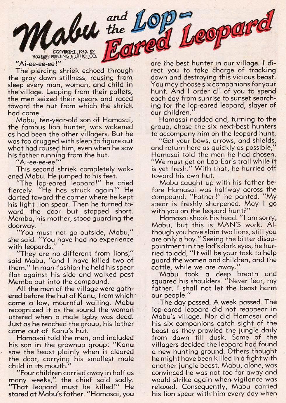 Read online Tarzan (1948) comic -  Issue #18 - 43