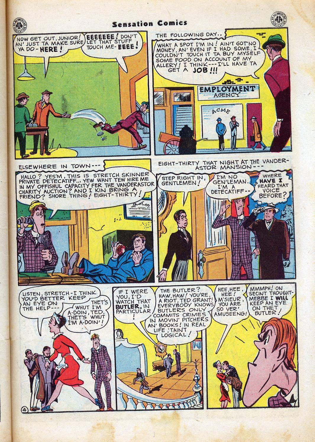 Read online Sensation (Mystery) Comics comic -  Issue #47 - 45