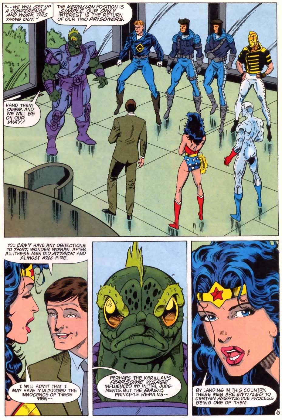 Read online Justice League America comic -  Issue #82 - 19