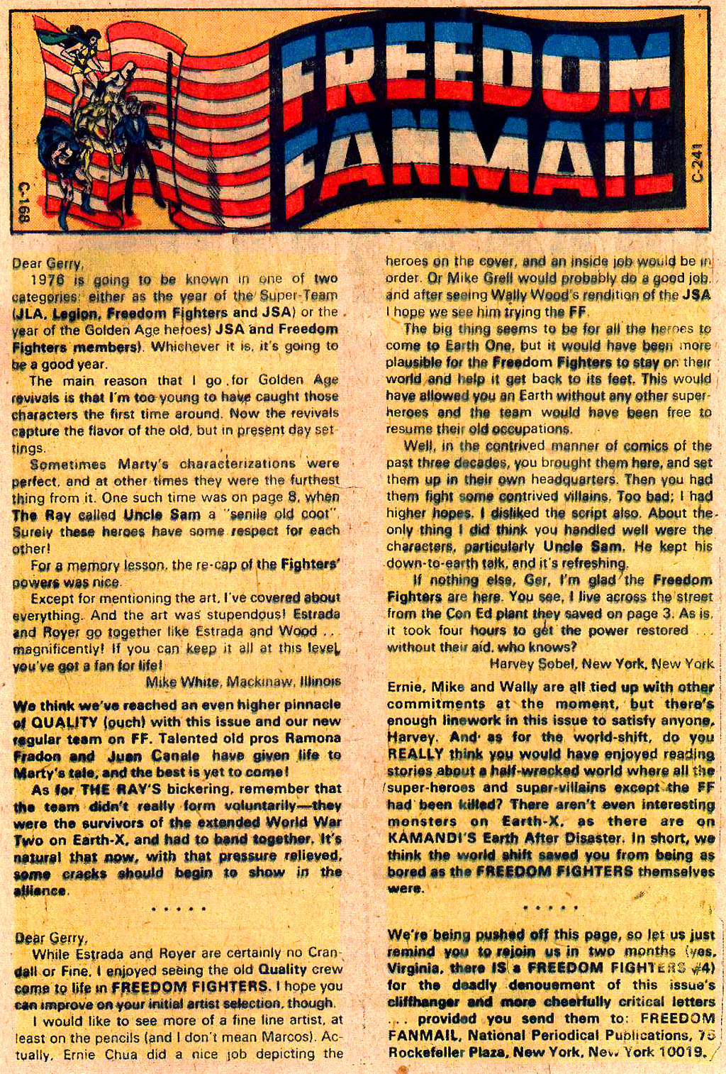 Freedom Fighters (1976) Issue #3 #3 - English 19