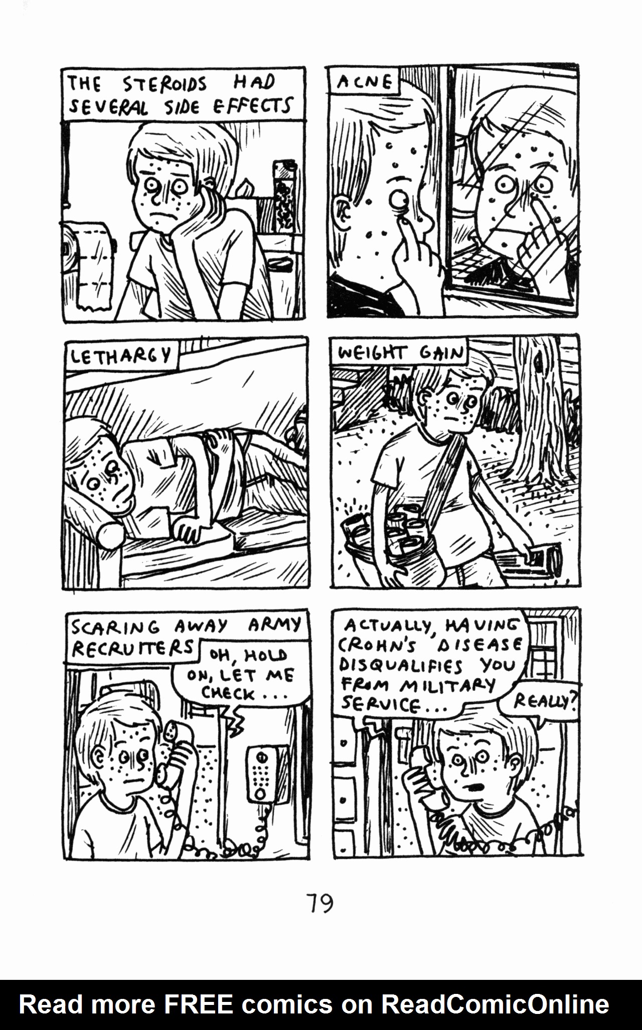 Read online Funny Misshapen Body: A Memoir comic -  Issue # TPB (Part 1) - 85