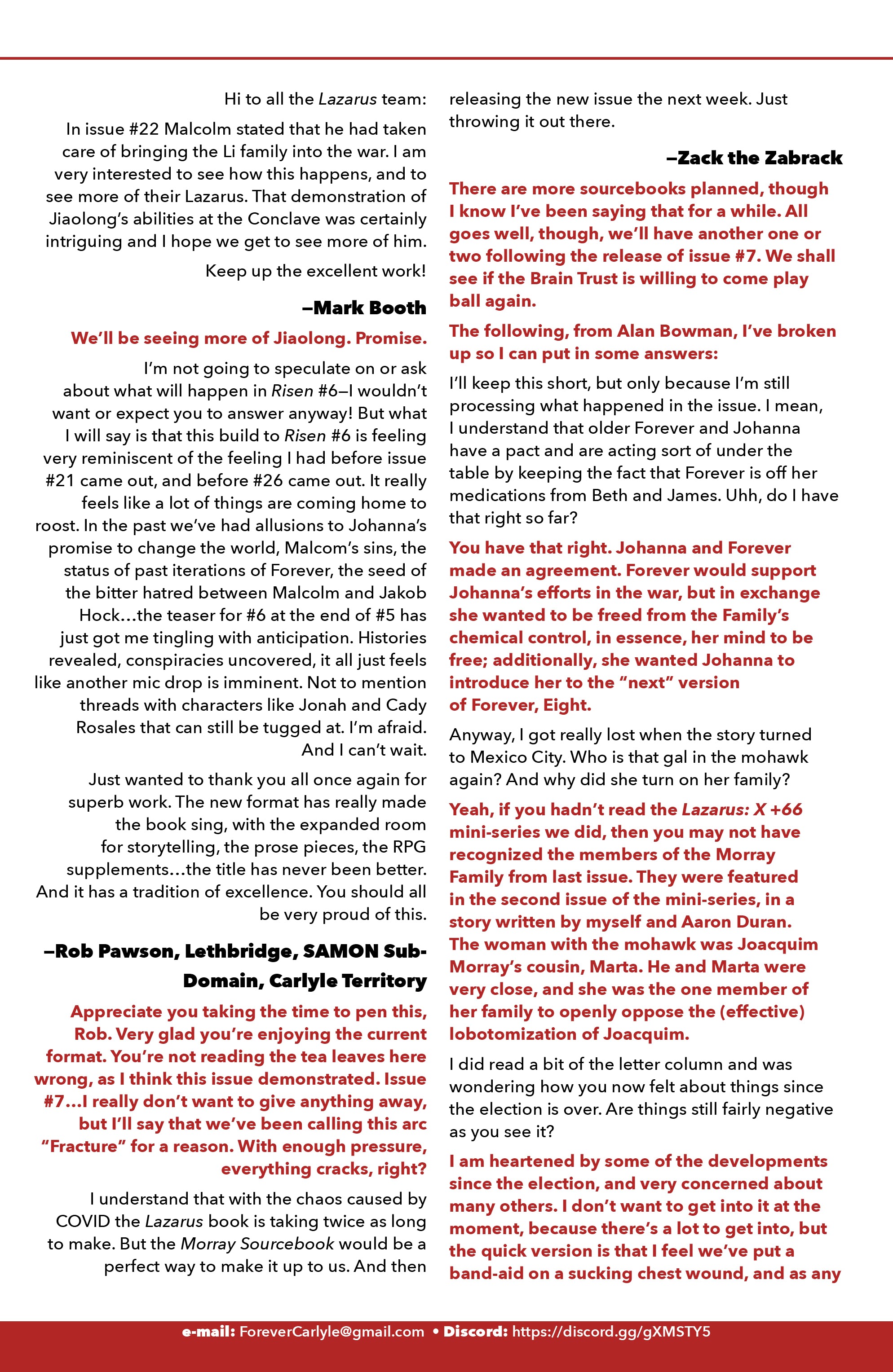 Read online Lazarus: Risen comic -  Issue #6 - 62