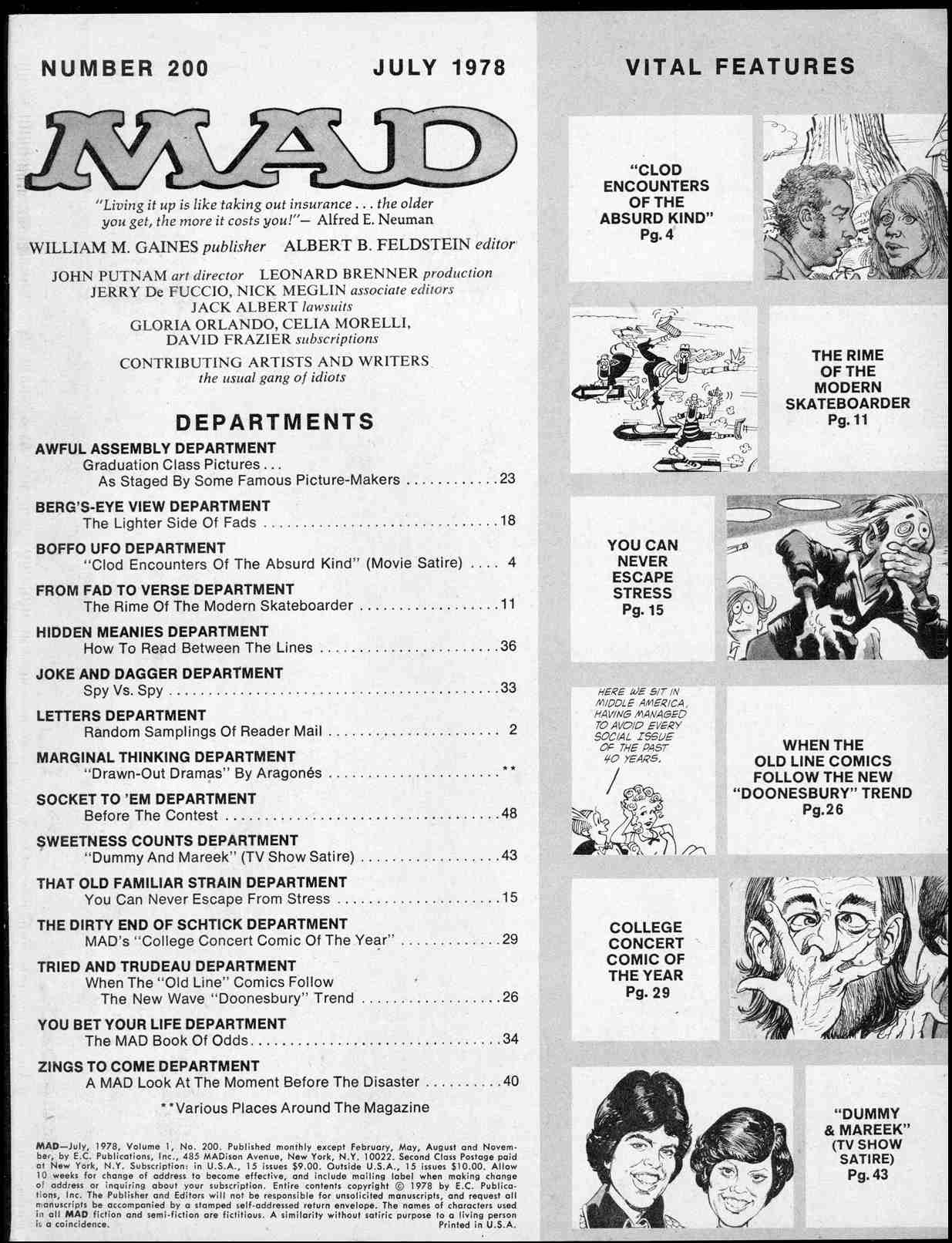 Read online MAD comic -  Issue #200 - 3