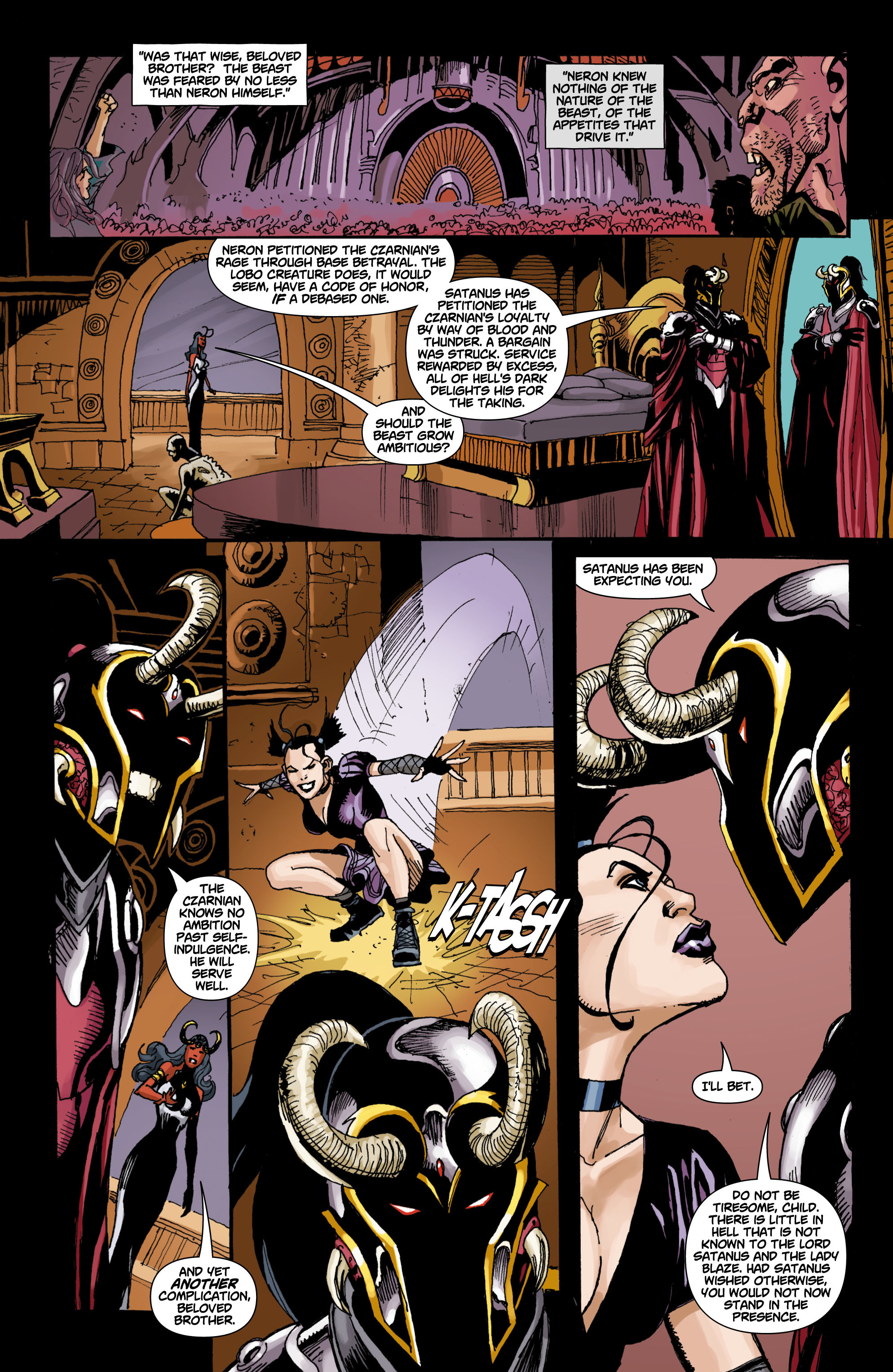 Read online Reign in Hell comic -  Issue #8 - 10