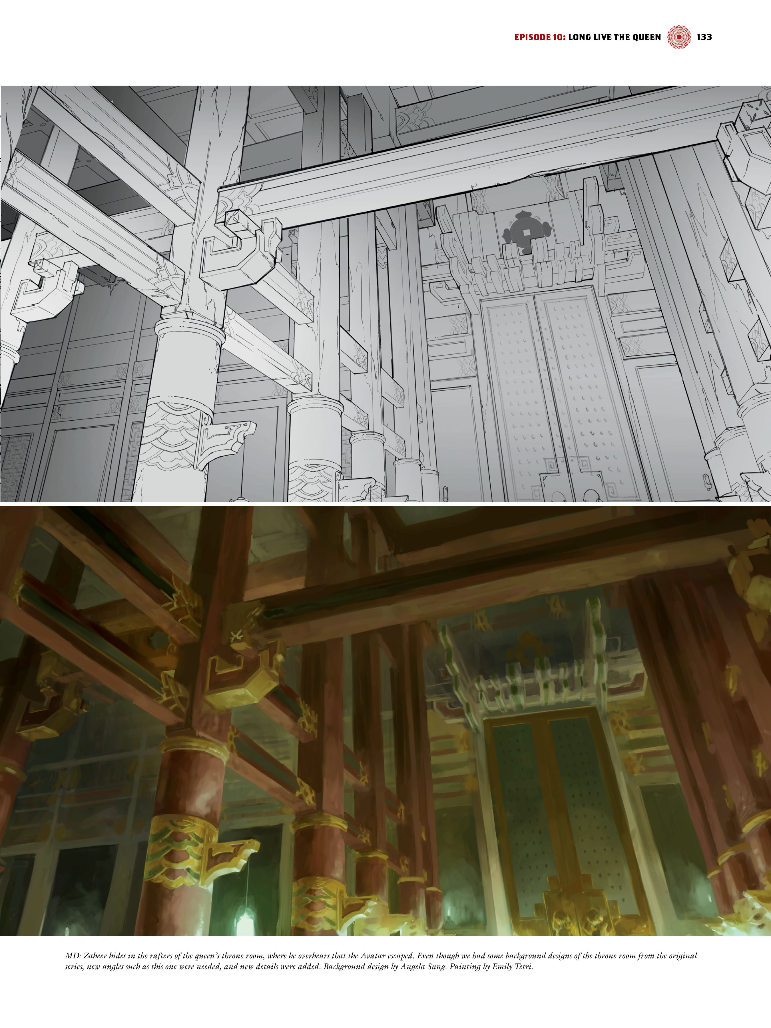 Read online The Legend of Korra: The Art of the Animated Series comic -  Issue # TPB 3 - 134