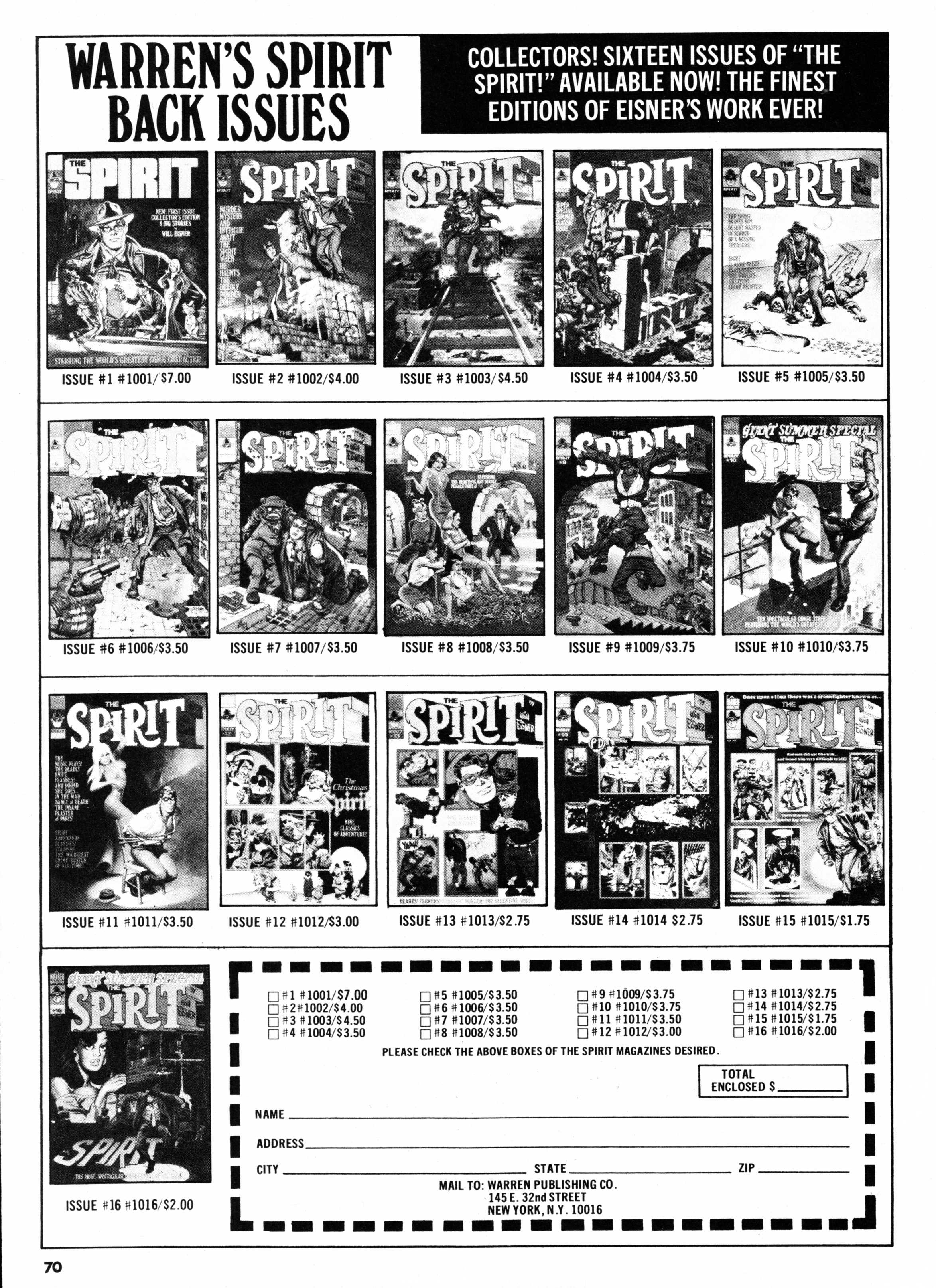 Read online Vampirella (1969) comic -  Issue #63 - 70