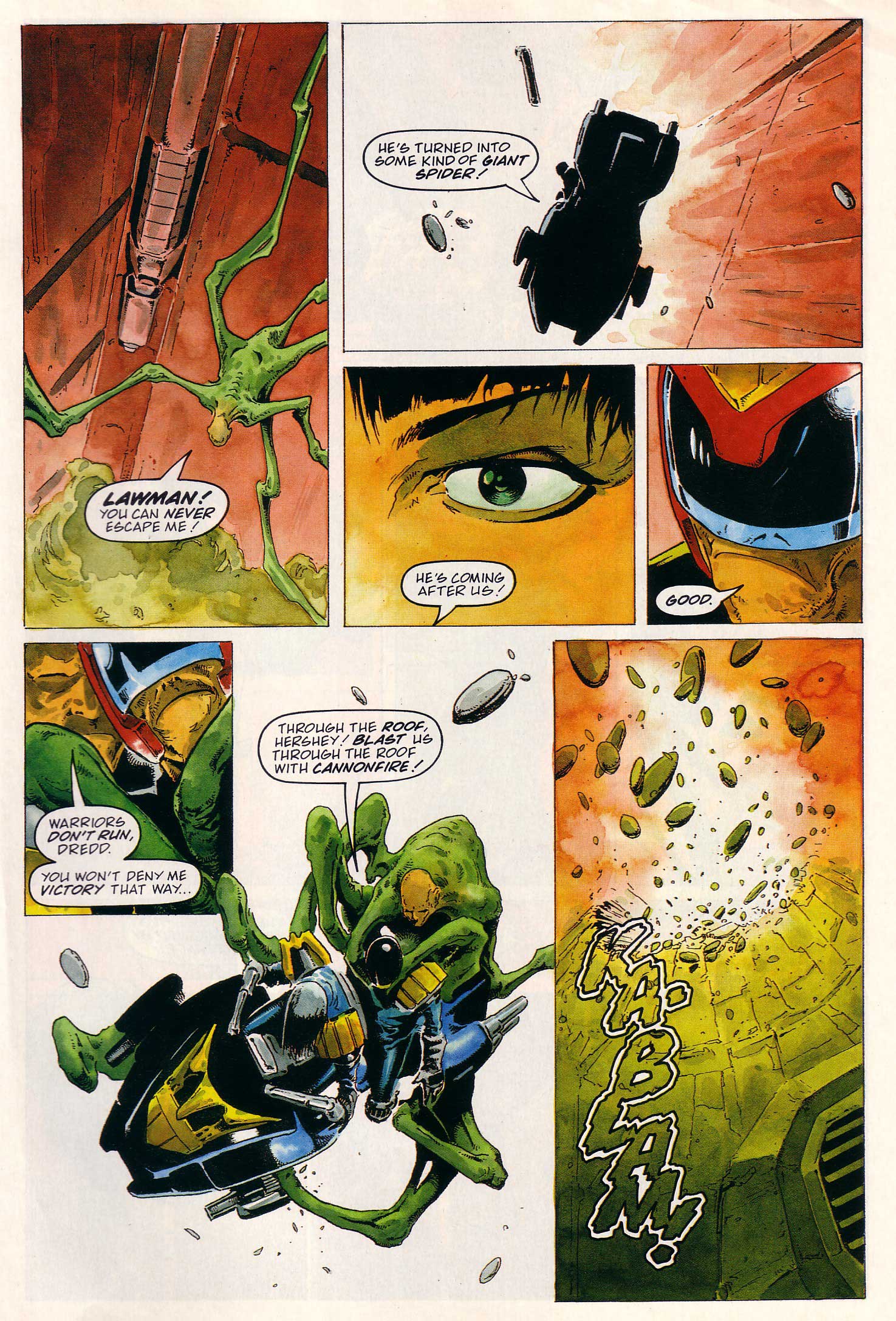 Read online Judge Dredd Lawman of the Future comic -  Issue #16 - 25