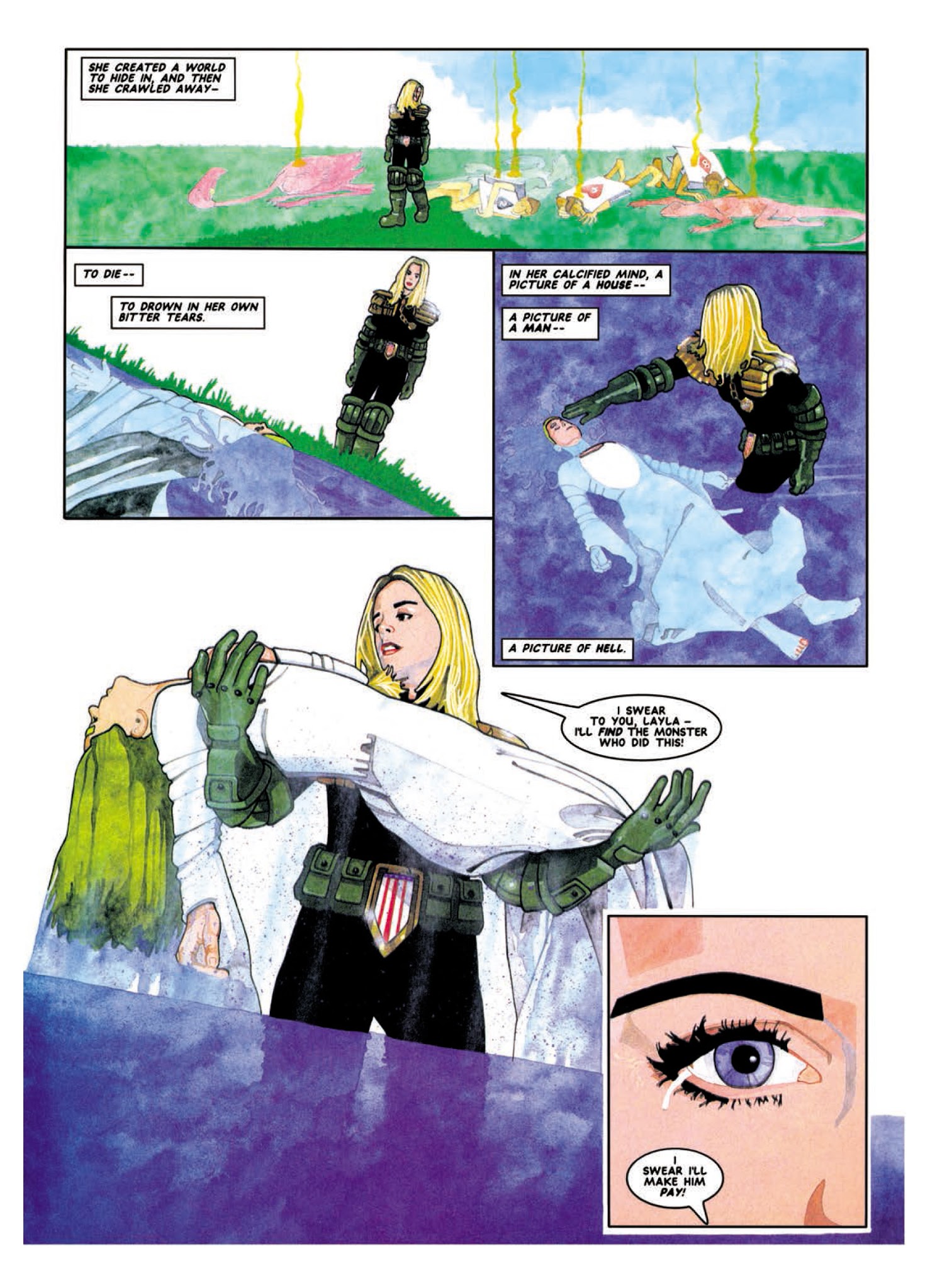 Read online Judge Anderson: The Psi Files comic -  Issue # TPB 3 - 141