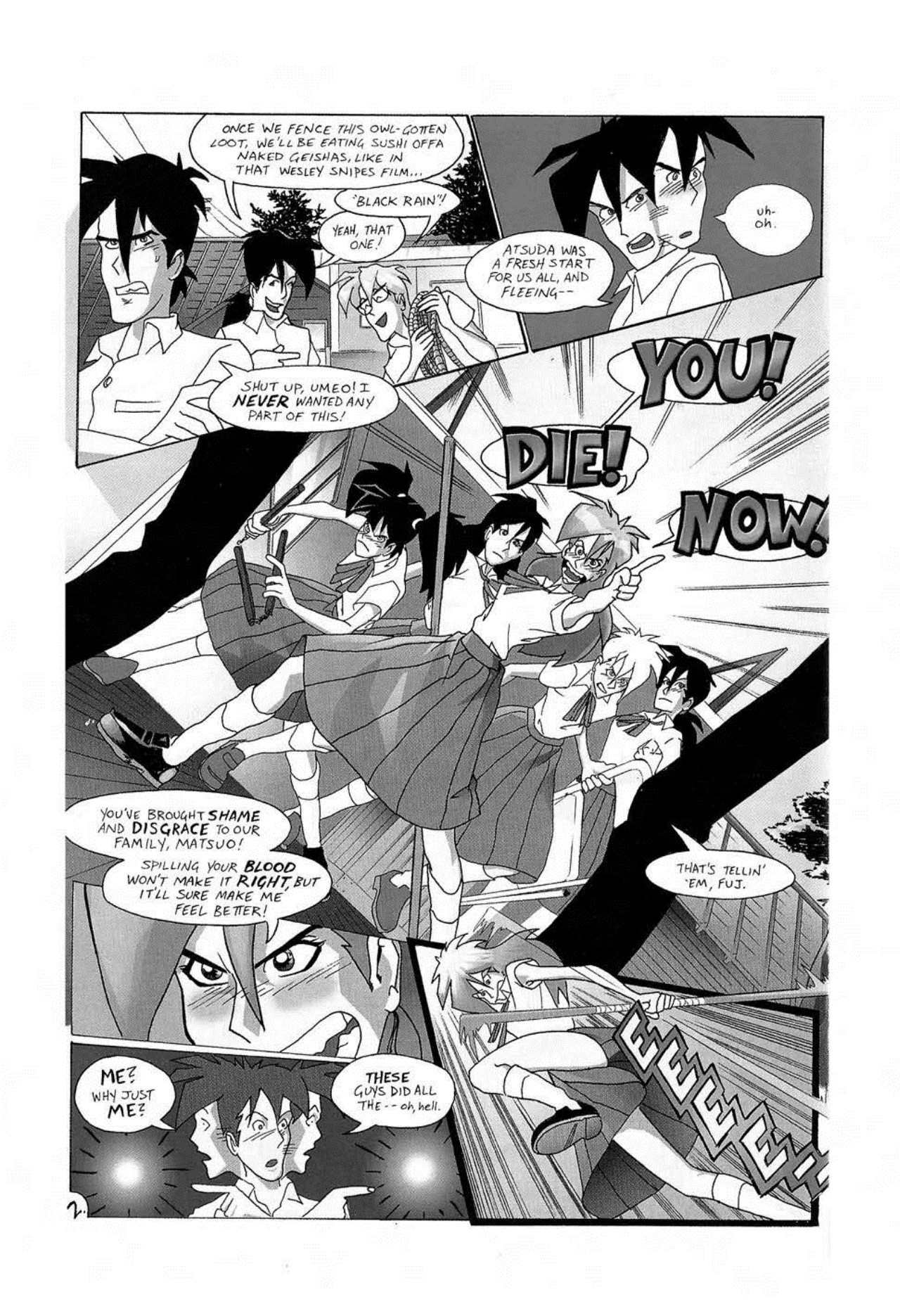 Read online Ninja High School (1986) comic -  Issue #84 - 2