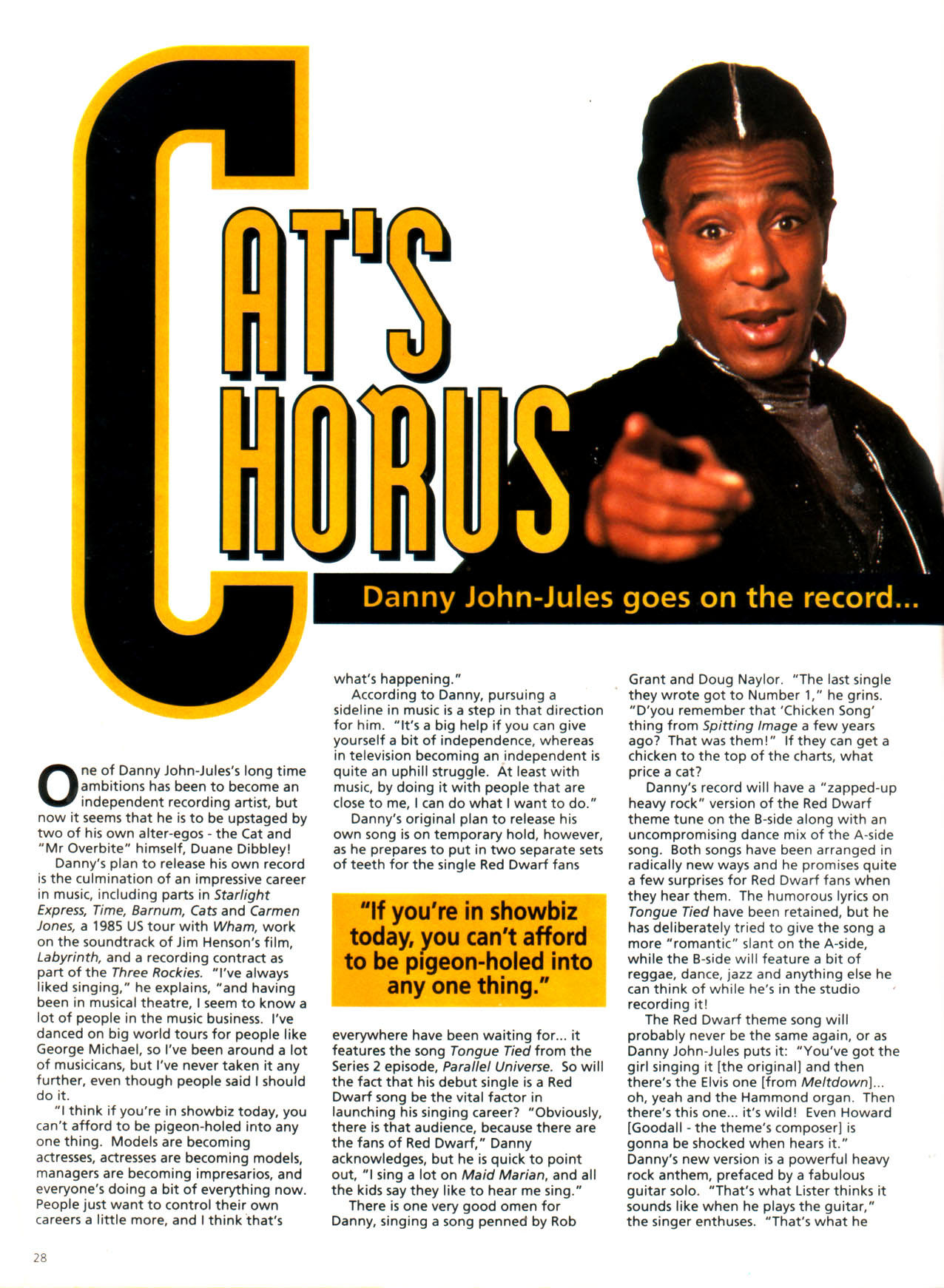 Read online Red Dwarf Smegazine (1993) comic -  Issue #3 - 28