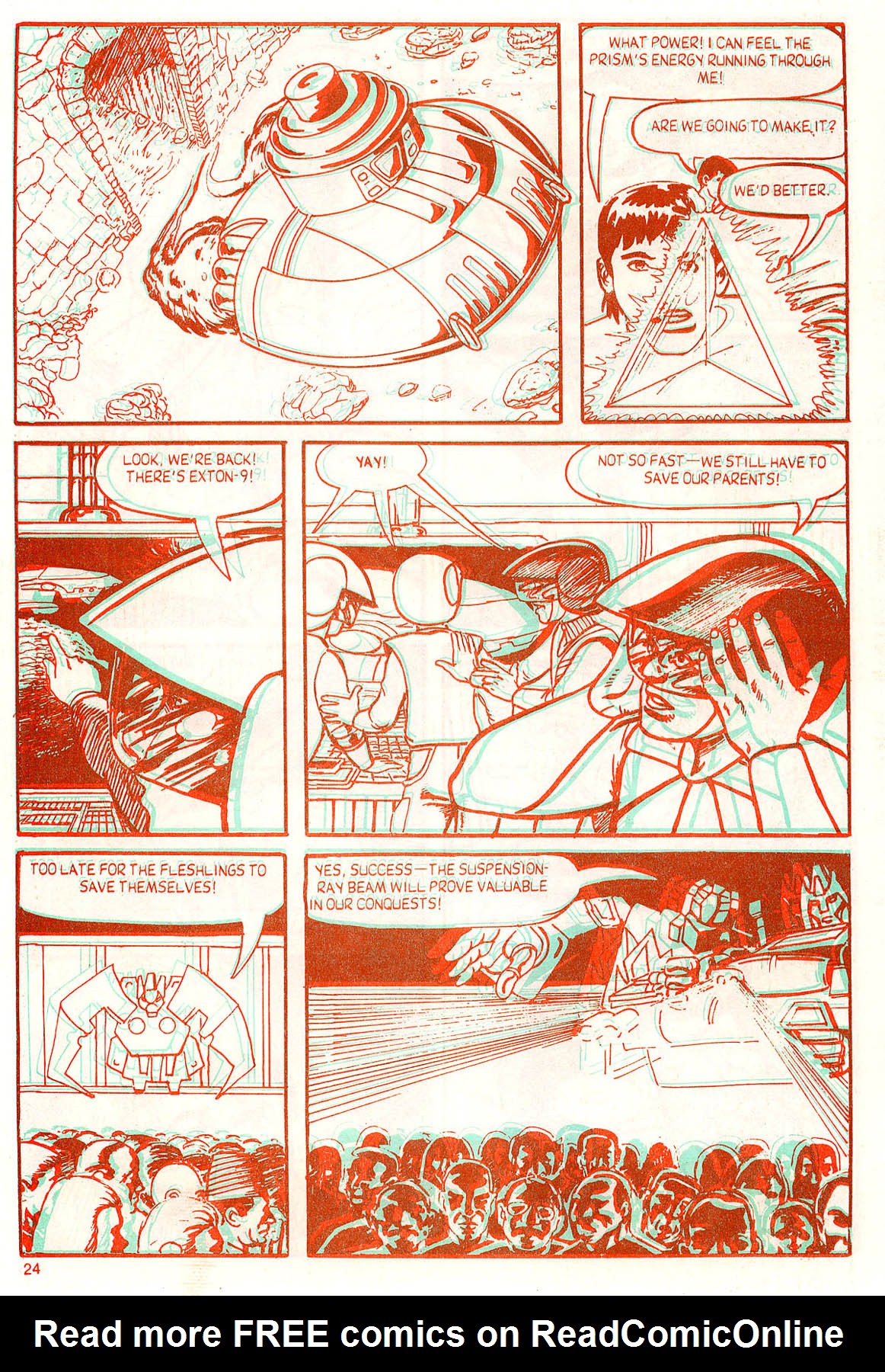 Read online The Transformers in 3-D comic -  Issue #2 - 26