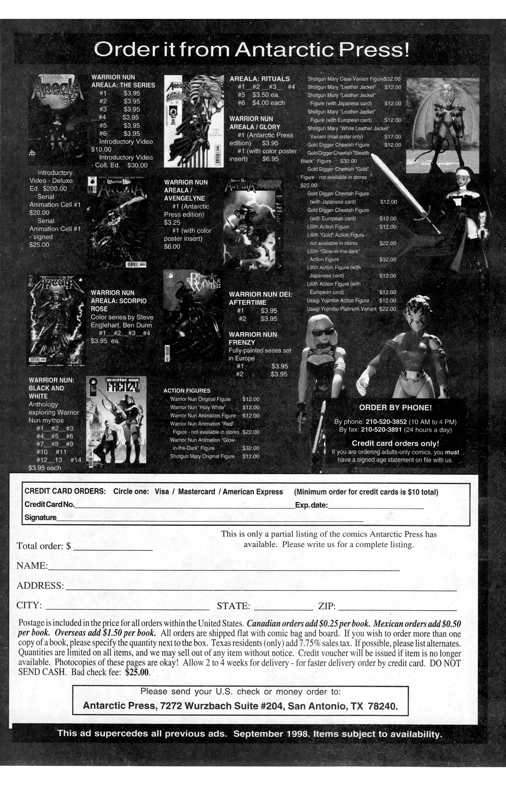 Read online Warrior Nun: Black & White comic -  Issue #17 - 34