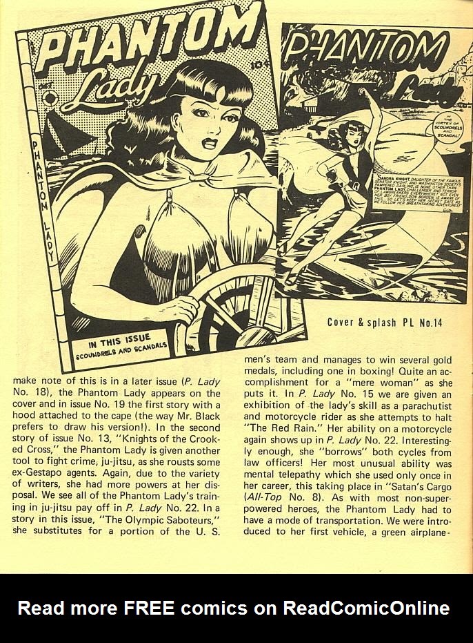 Read online The Fox Features Phantom Lady Comic Book Index comic -  Issue # Full - 18
