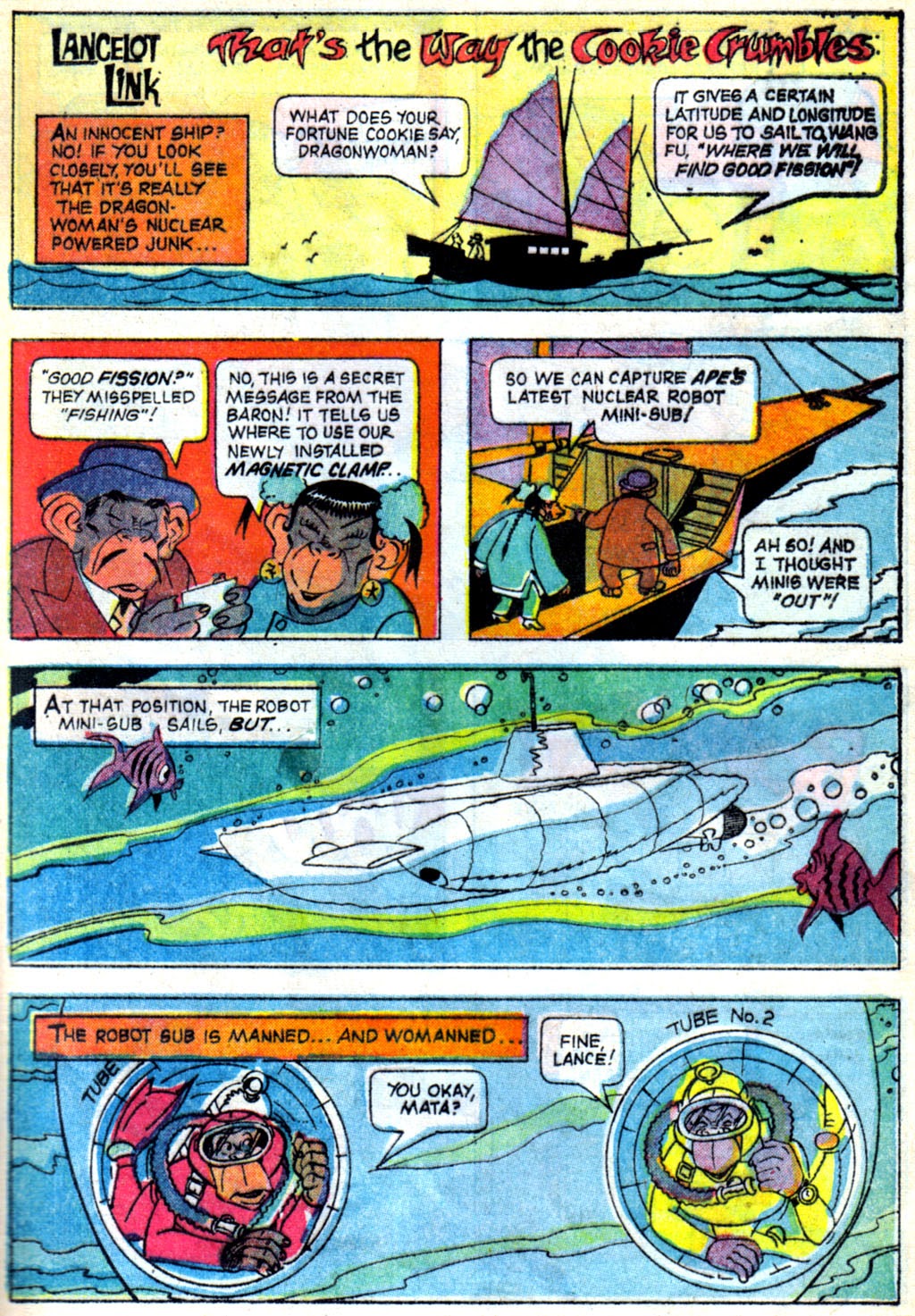Read online Lancelot Link Secret Chimp comic -  Issue #1 - 18