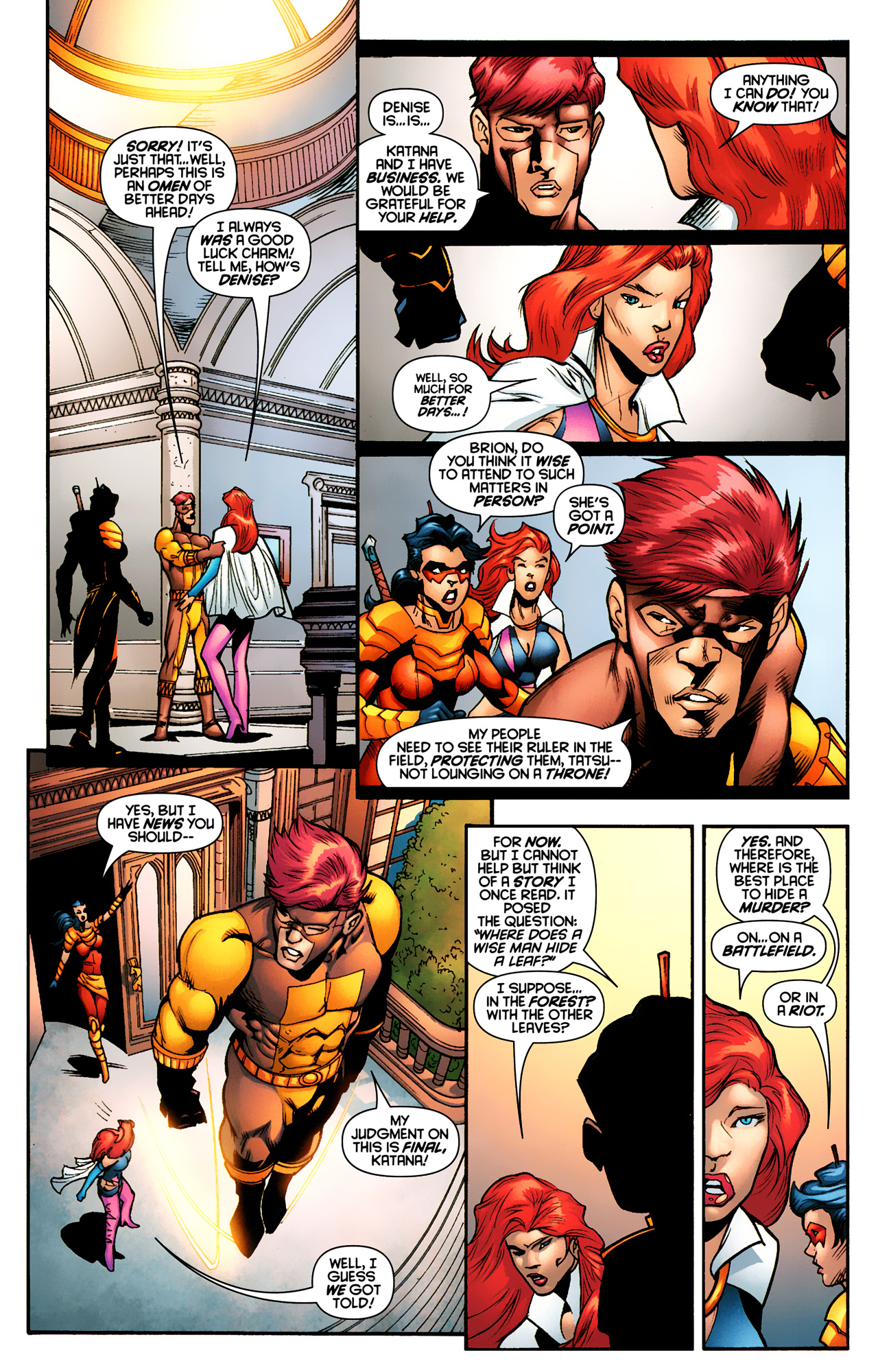 Read online Bruce Wayne: The Road Home comic -  Issue # Issue Outsiders - 11